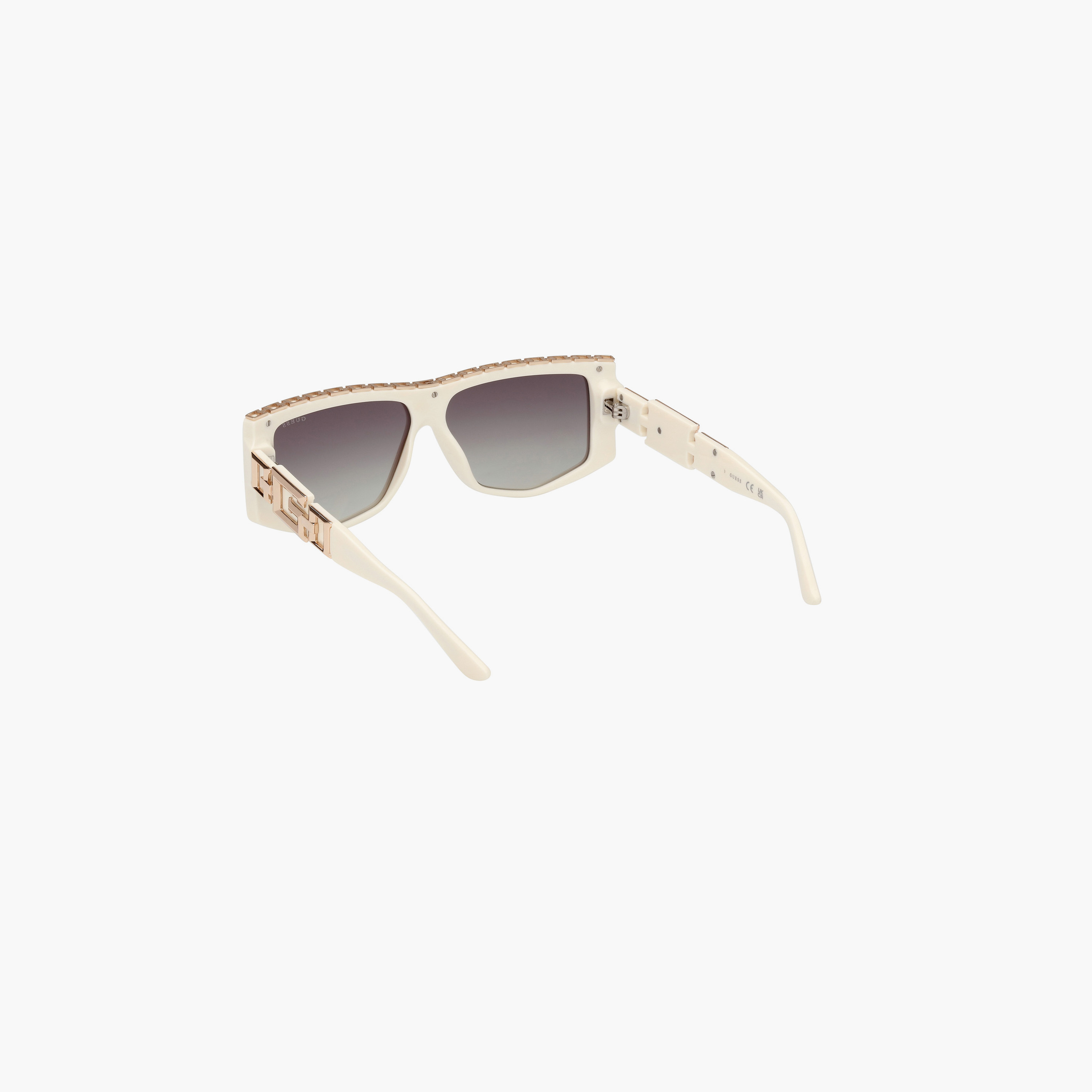 Guess 58MM Gradient Green Geometric Sunglasses GU791421P58-women-sunglasses-image-6