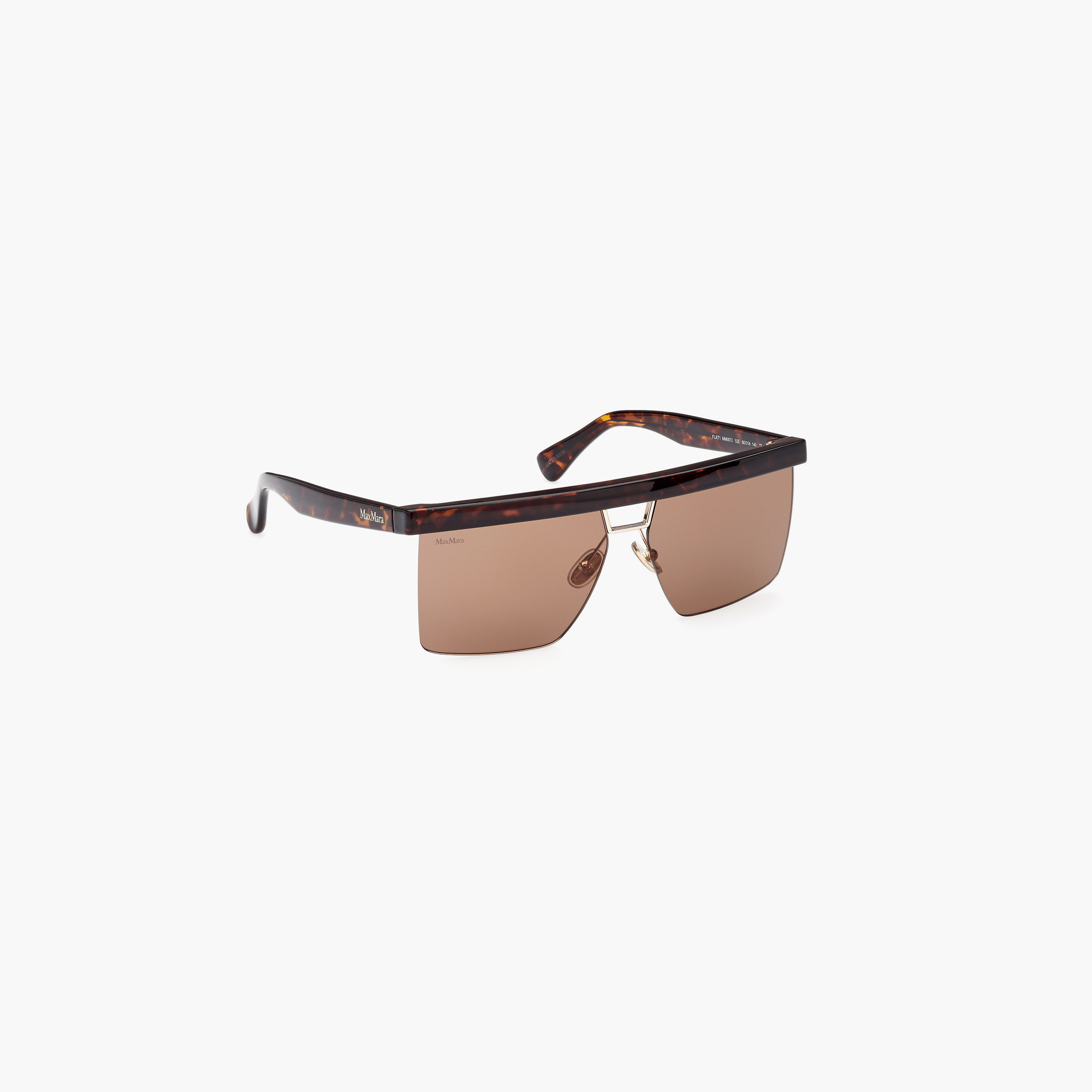 MaxMara 60MM Brown Geometric Sunglasses MM007252E60-women-sunglasses-image-3