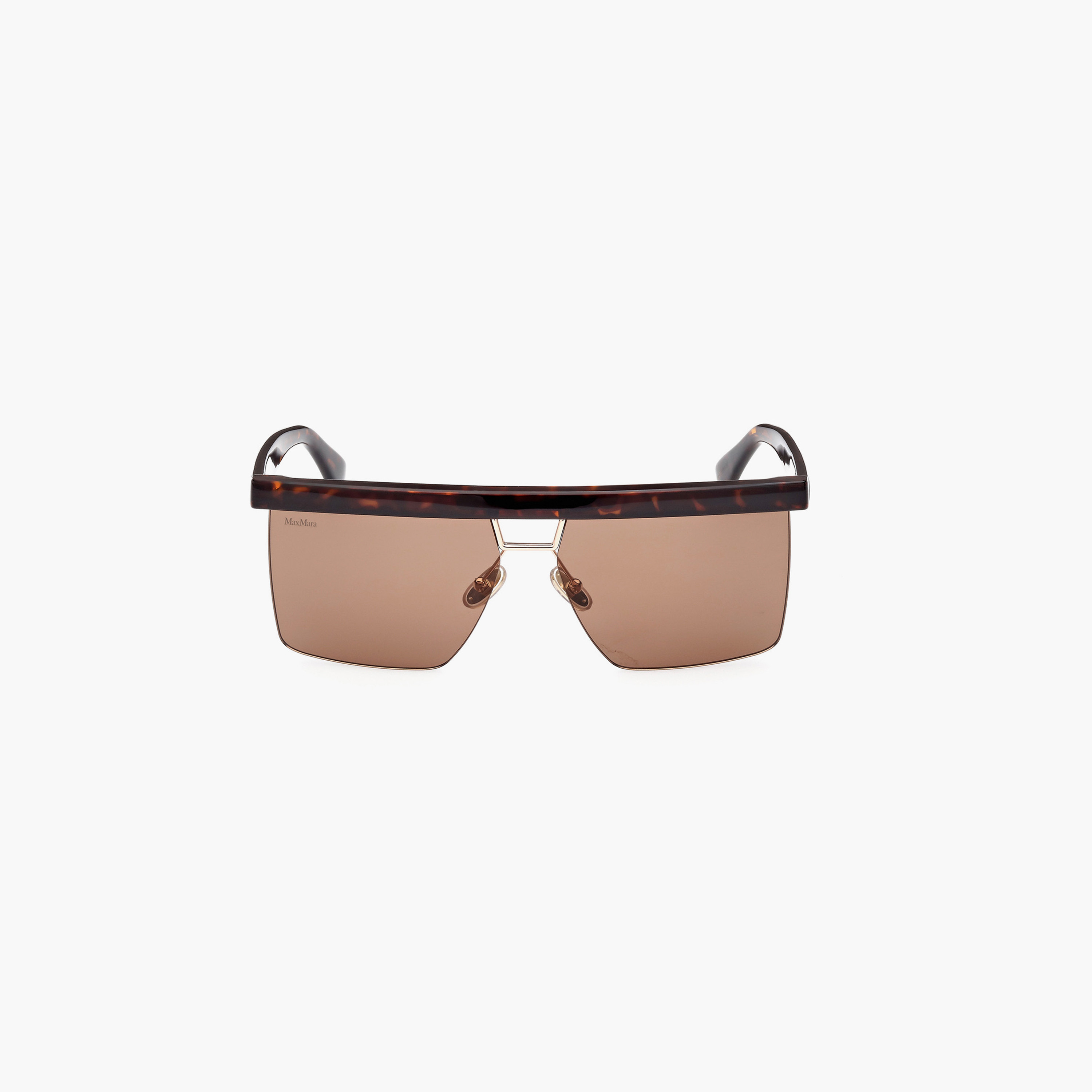 MaxMara 60MM Brown Geometric Sunglasses MM007252E60-women-sunglasses-image-4