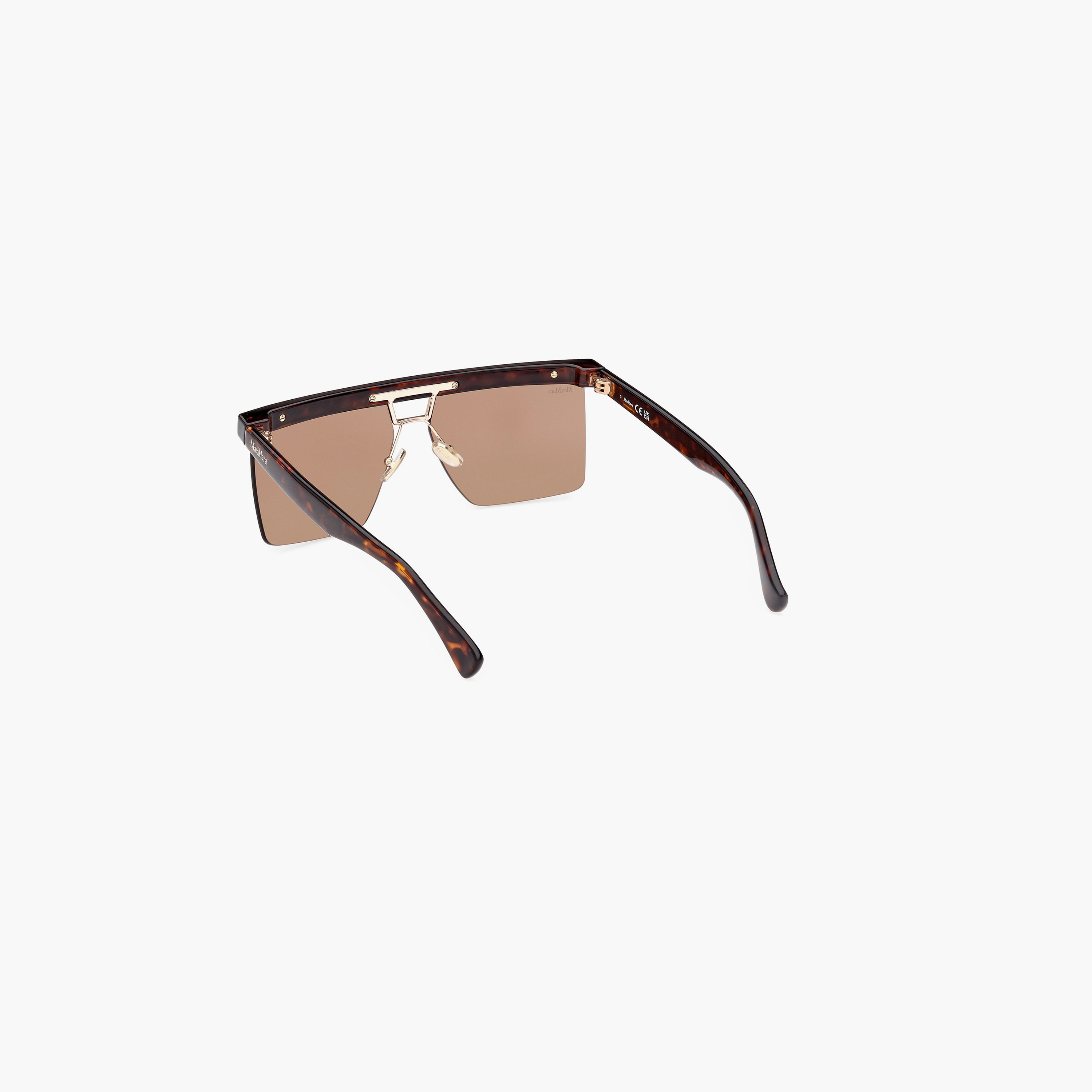 MaxMara 60MM Brown Geometric Sunglasses MM007252E60-women-sunglasses-image-6