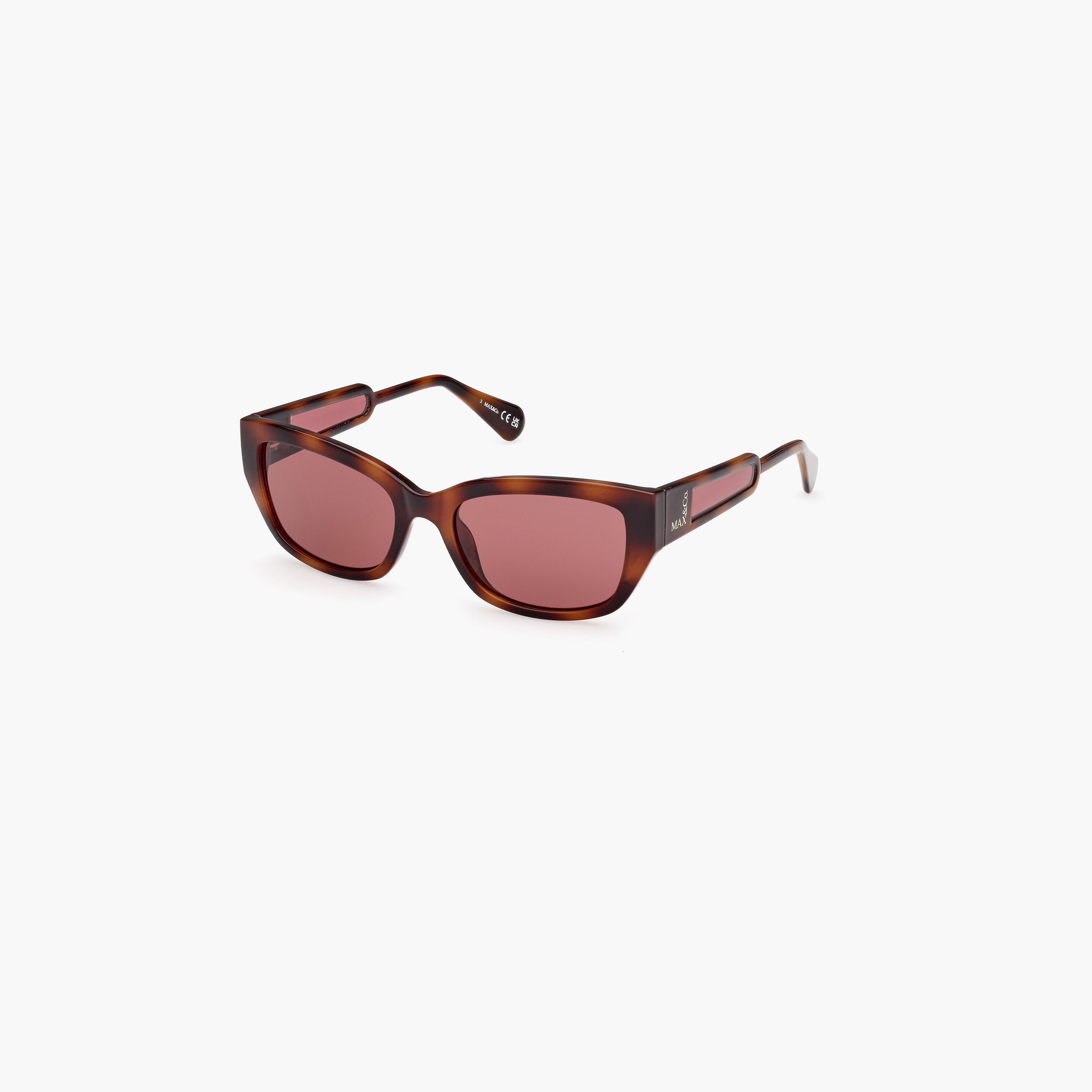 Max &Co 54MM Bordeaux Square Sunglasses MO008652S54-women-sunglasses-image-1