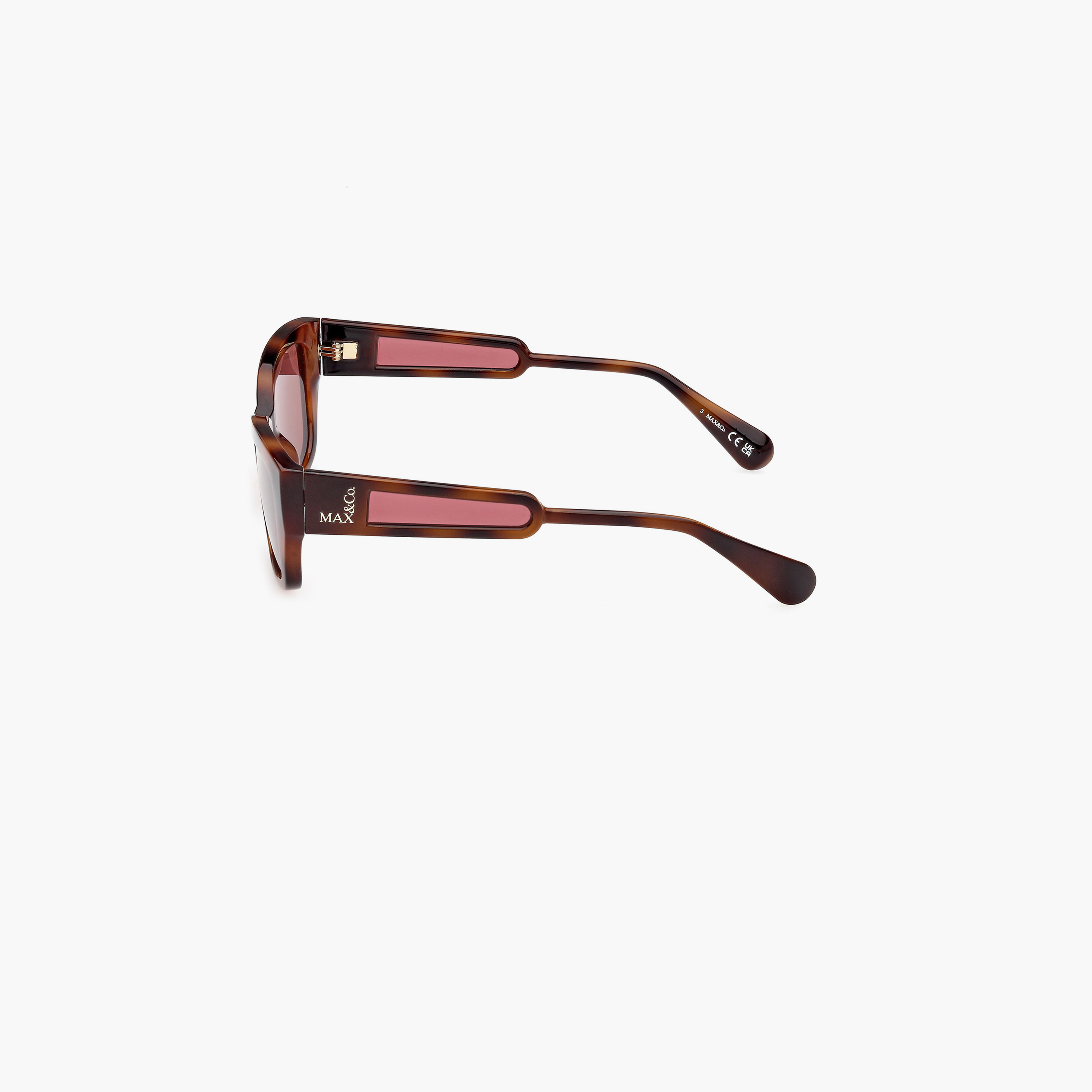 Max &Co 54MM Bordeaux Square Sunglasses MO008652S54-women-sunglasses-image-5