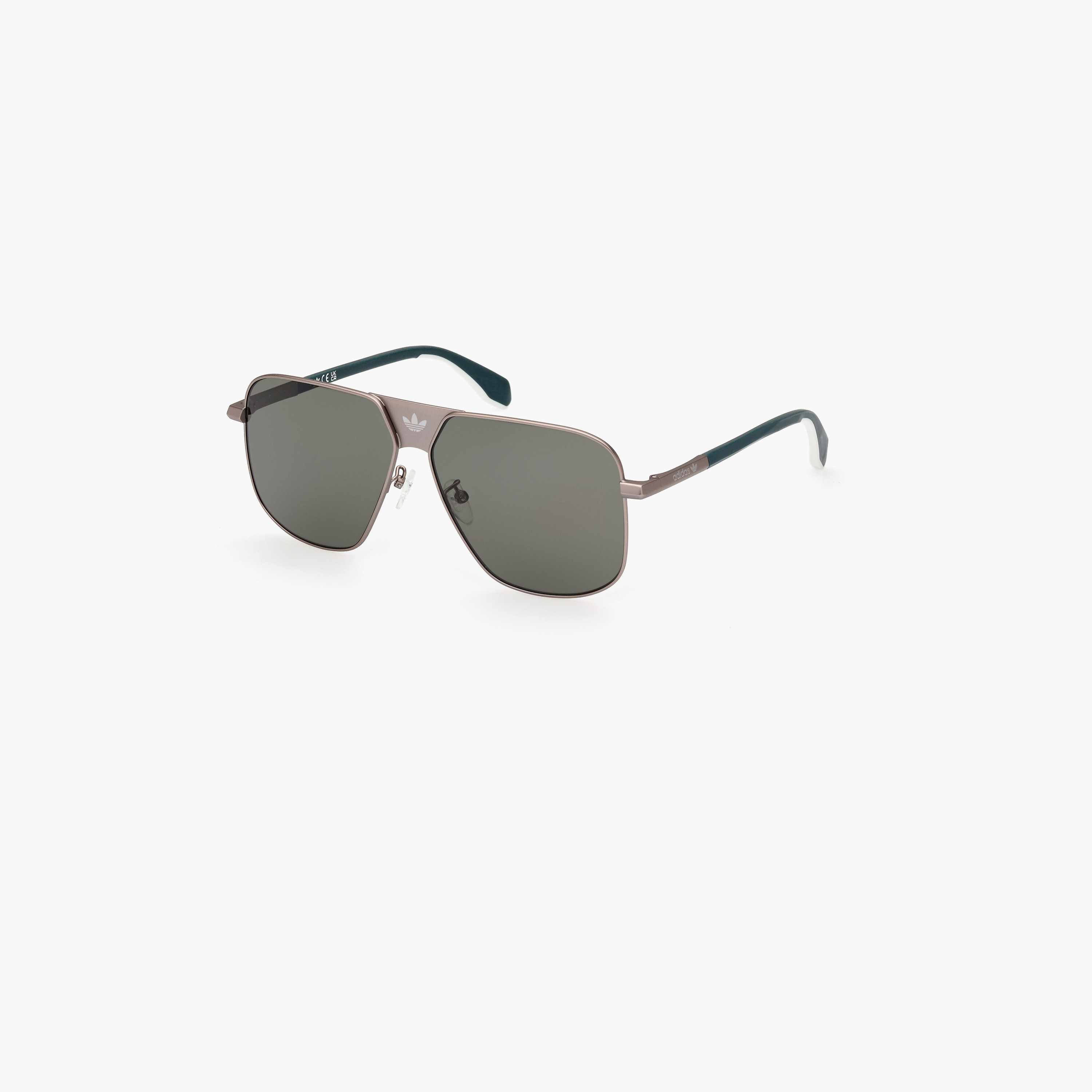 أديداس نظارة شمسية مربعة لون أخضر 60مم OR009109N60-men-sunglasses-image-1