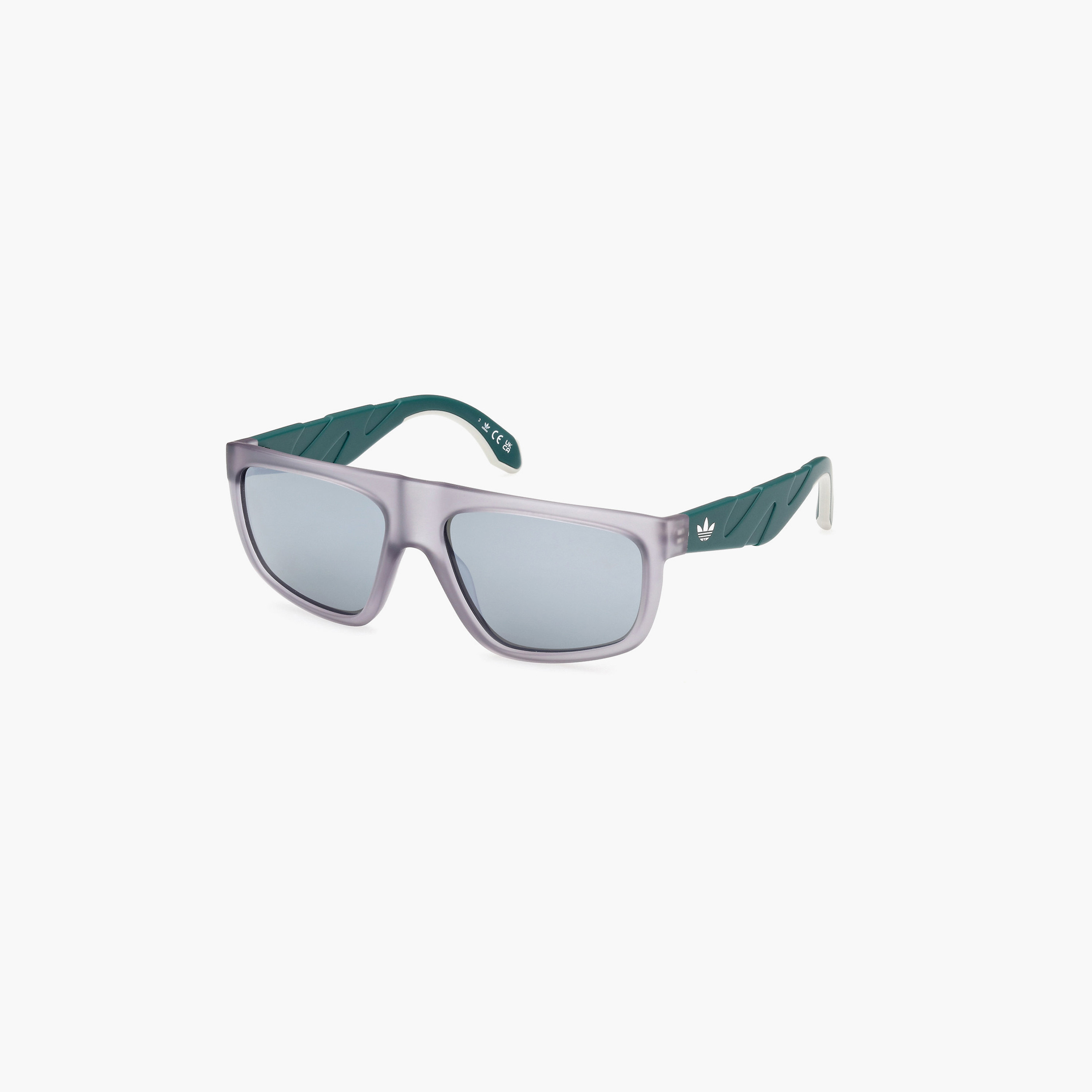 أديداس نظارة شمسية مستطيلة لون أخضر عاكس 57مم OR009320Q57-men-sunglasses-image-1