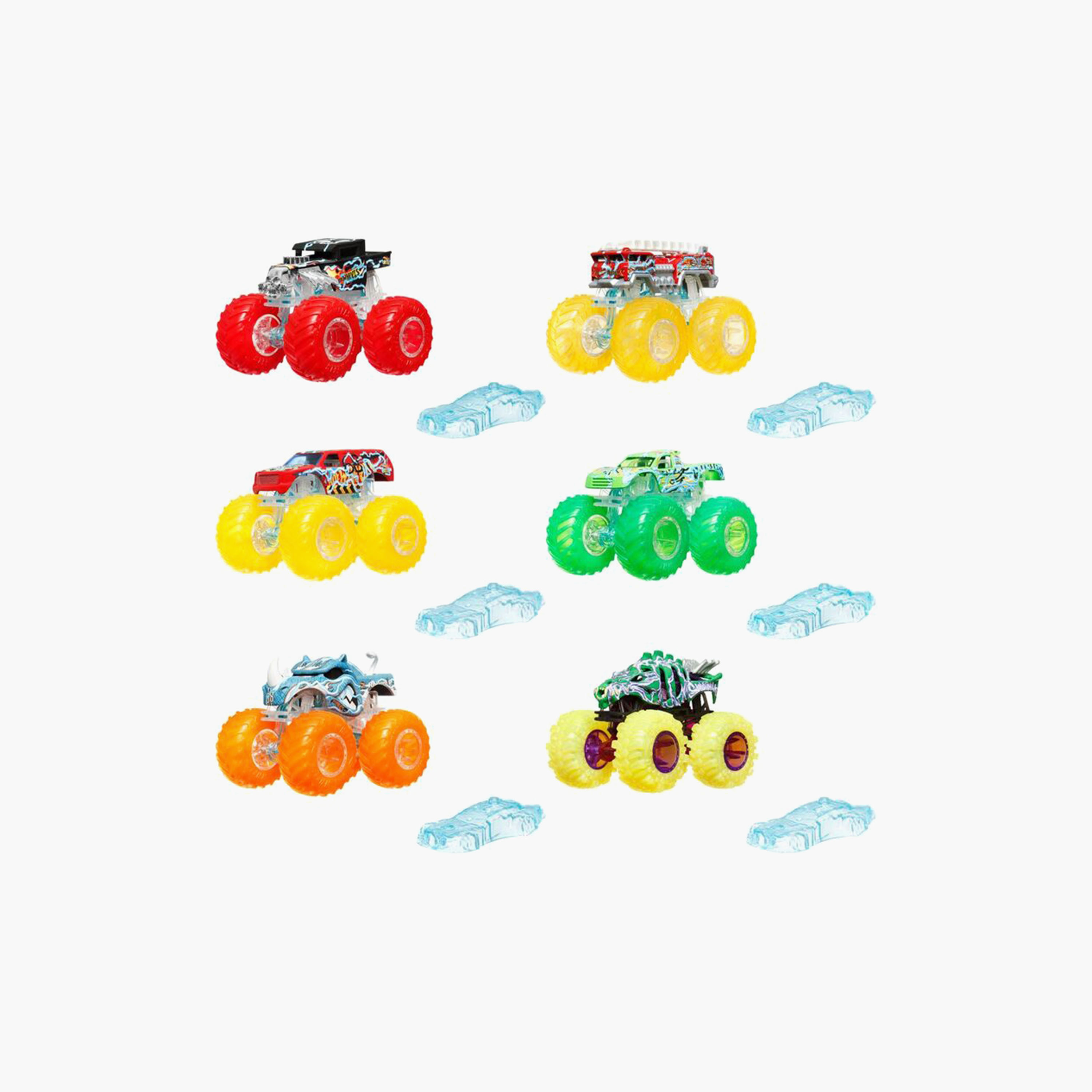 Hot Wheels Monster Trucks Toy, 1:64 Scale Die-Cast Vehicle with Power Smashers Deco(Styles May Vary)-toys-playvehicles-diecastcars-image-6
