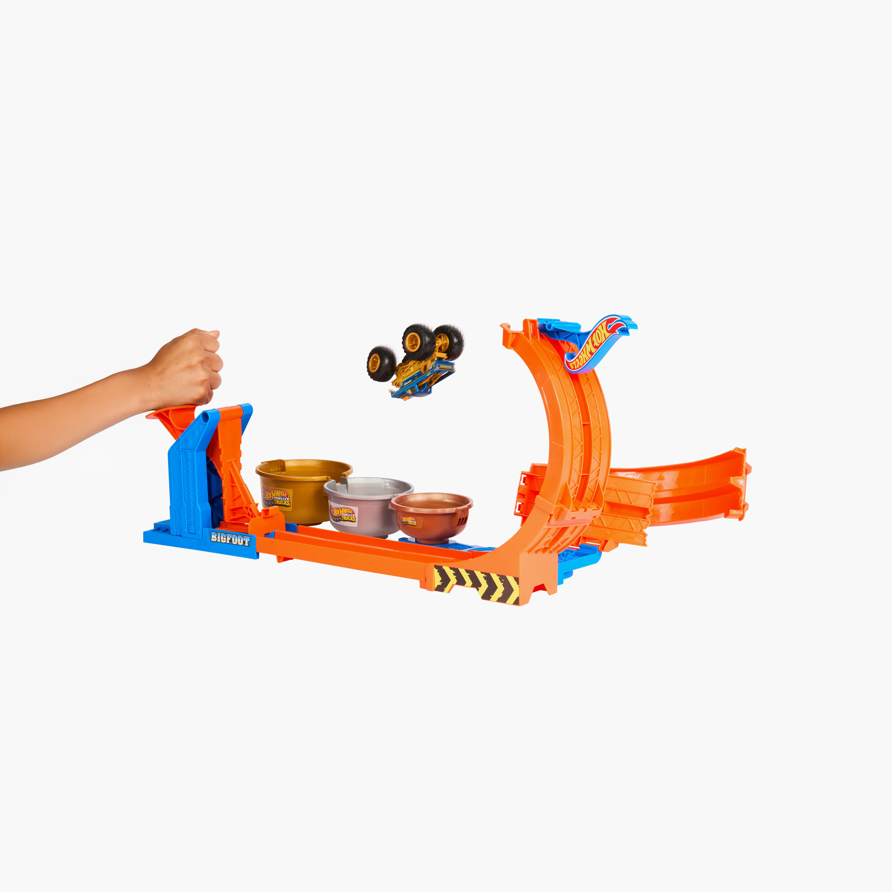 Hot Wheels Monster Trucks Loop-and-Flip Track Toy Set-toys-playvehicles-vehicleplaysets-image-2