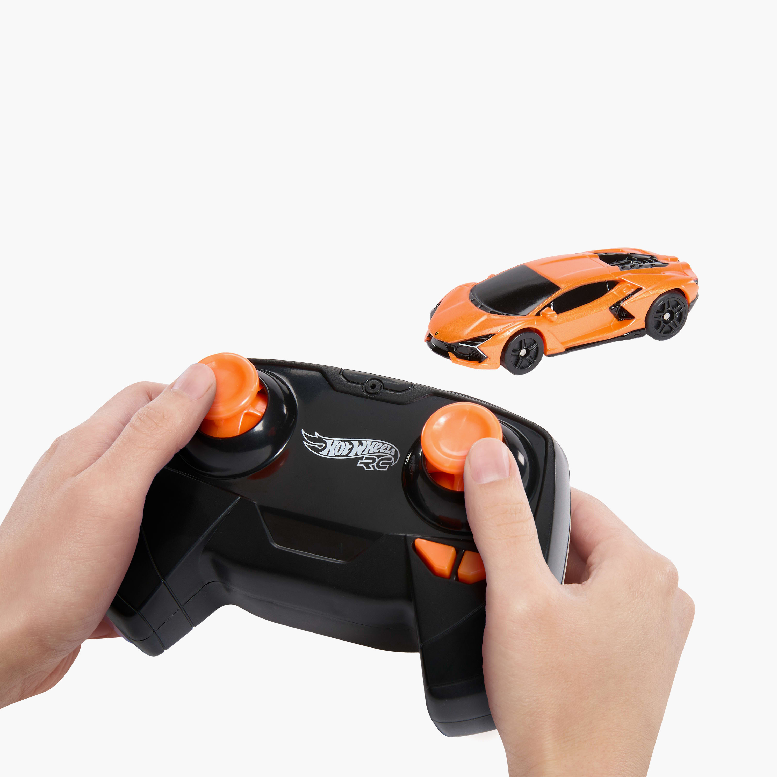 Hot Wheels RC Toy Car, Remote-Control Lamborghini Revuelto in 1:64 Scale, Recharge with USB Cable-toys-remotecontrolledvehicles-rcvehicles-image-3