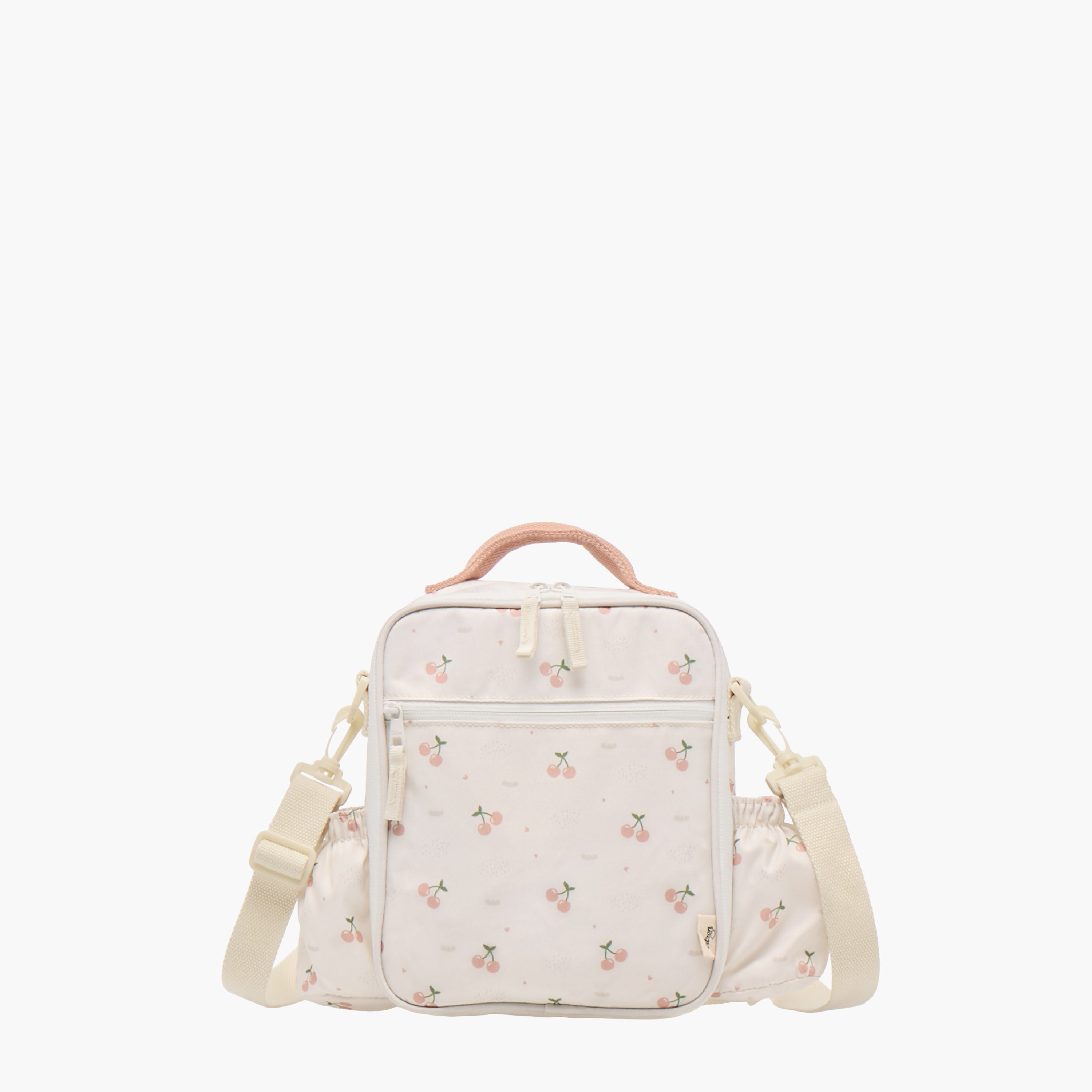 Citron Cherry Print Insulated Lunch Bag with Zip Closure-school-lunchessentials-lunchbags-image-2