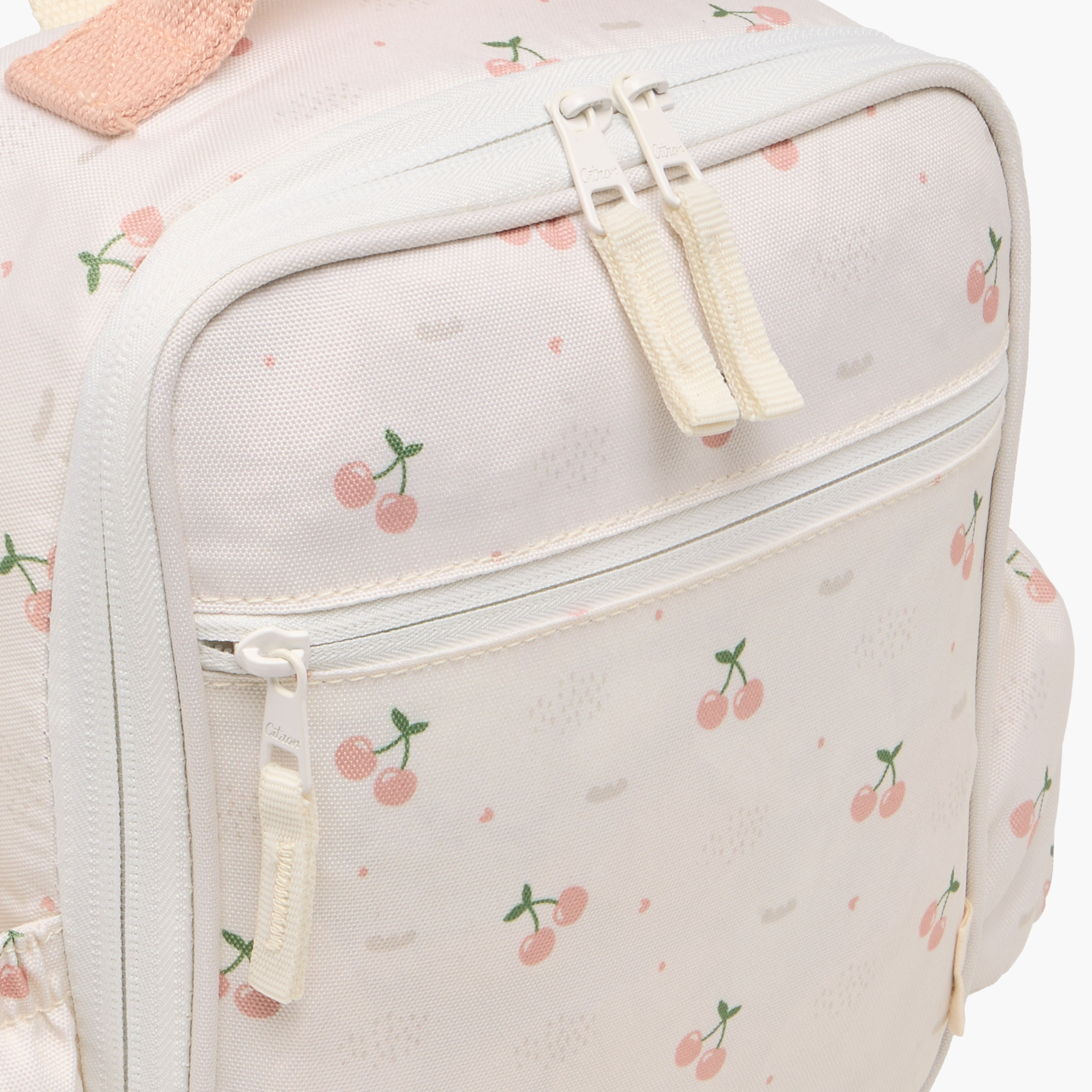 Citron Cherry Print Insulated Lunch Bag with Zip Closure-school-lunchessentials-lunchbags-image-4