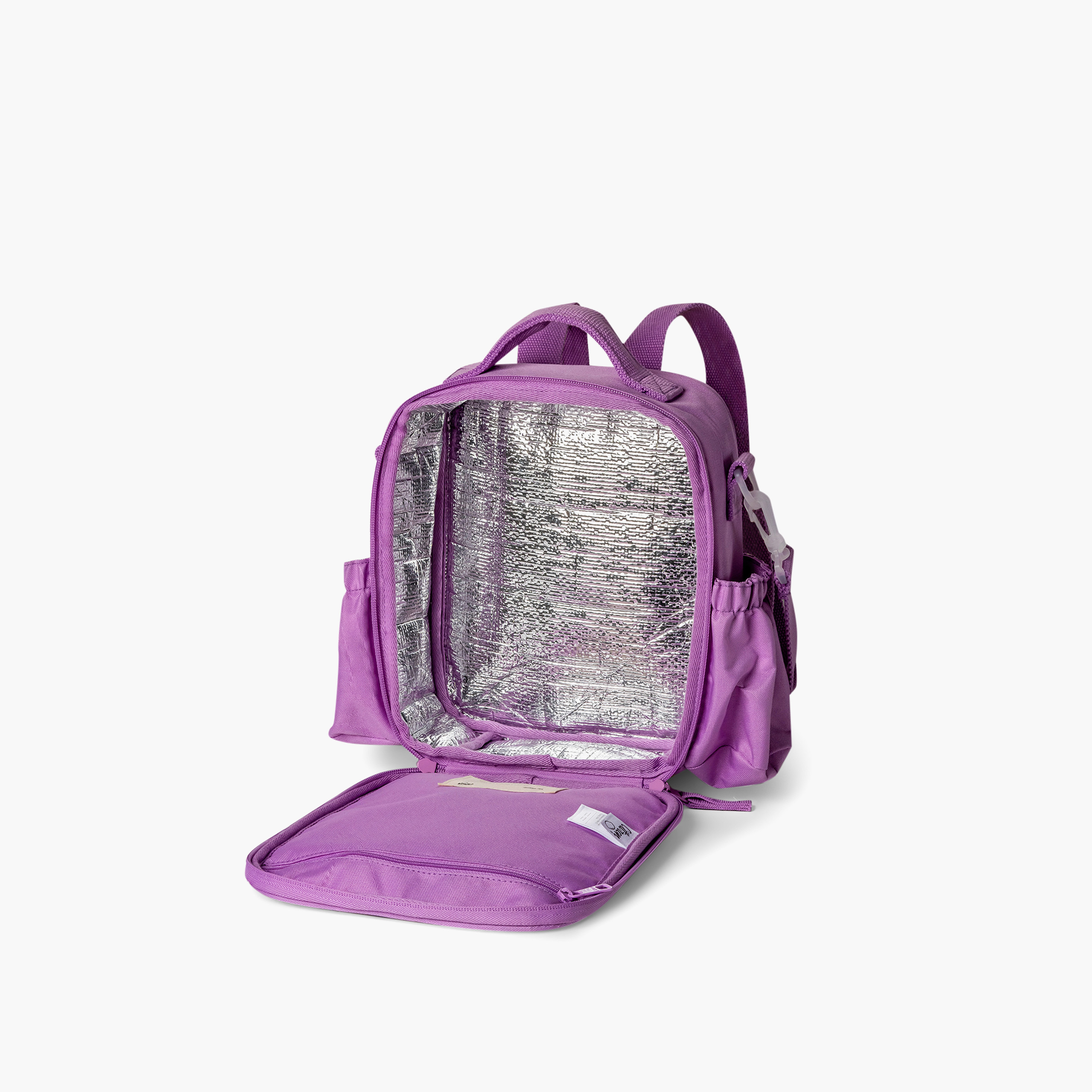 Citron Printed Insulated Lunch Bag with Adjustable Straps and Zip Closure-school-lunchessentials-lunchbags-image-3