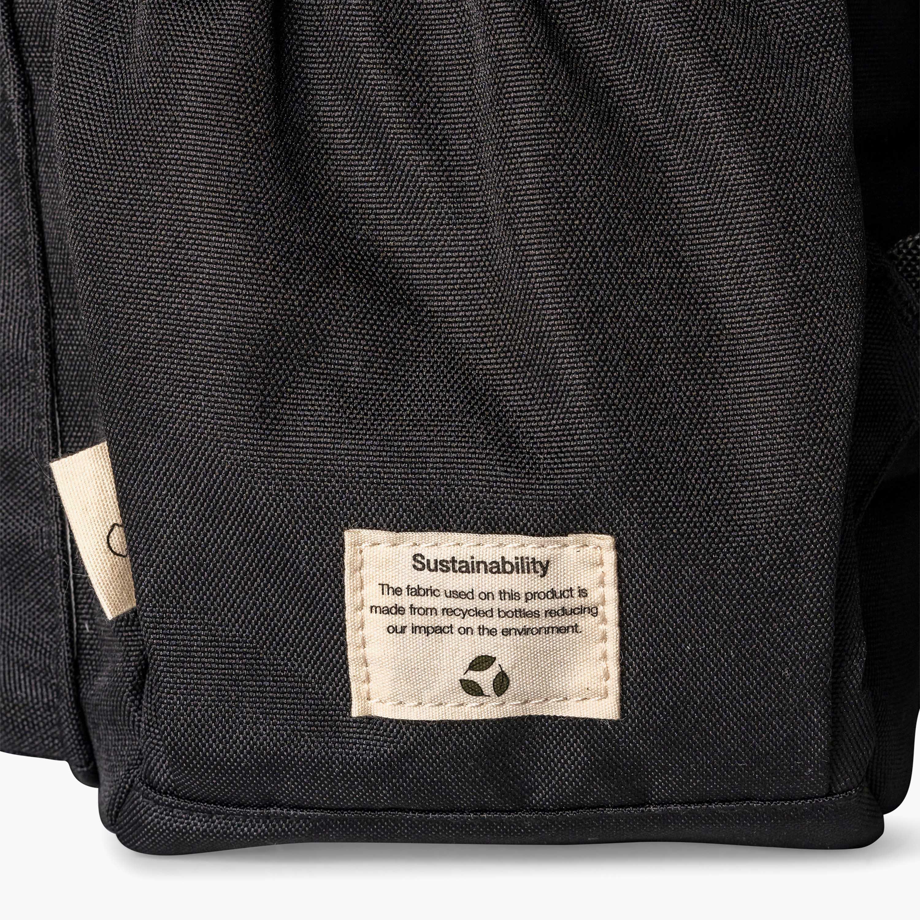 Citron Solid Backpack with Adjustable Straps and Zip Closure - 24x33x13 cms-school-bagsandbackpacks-backpacks-image-2