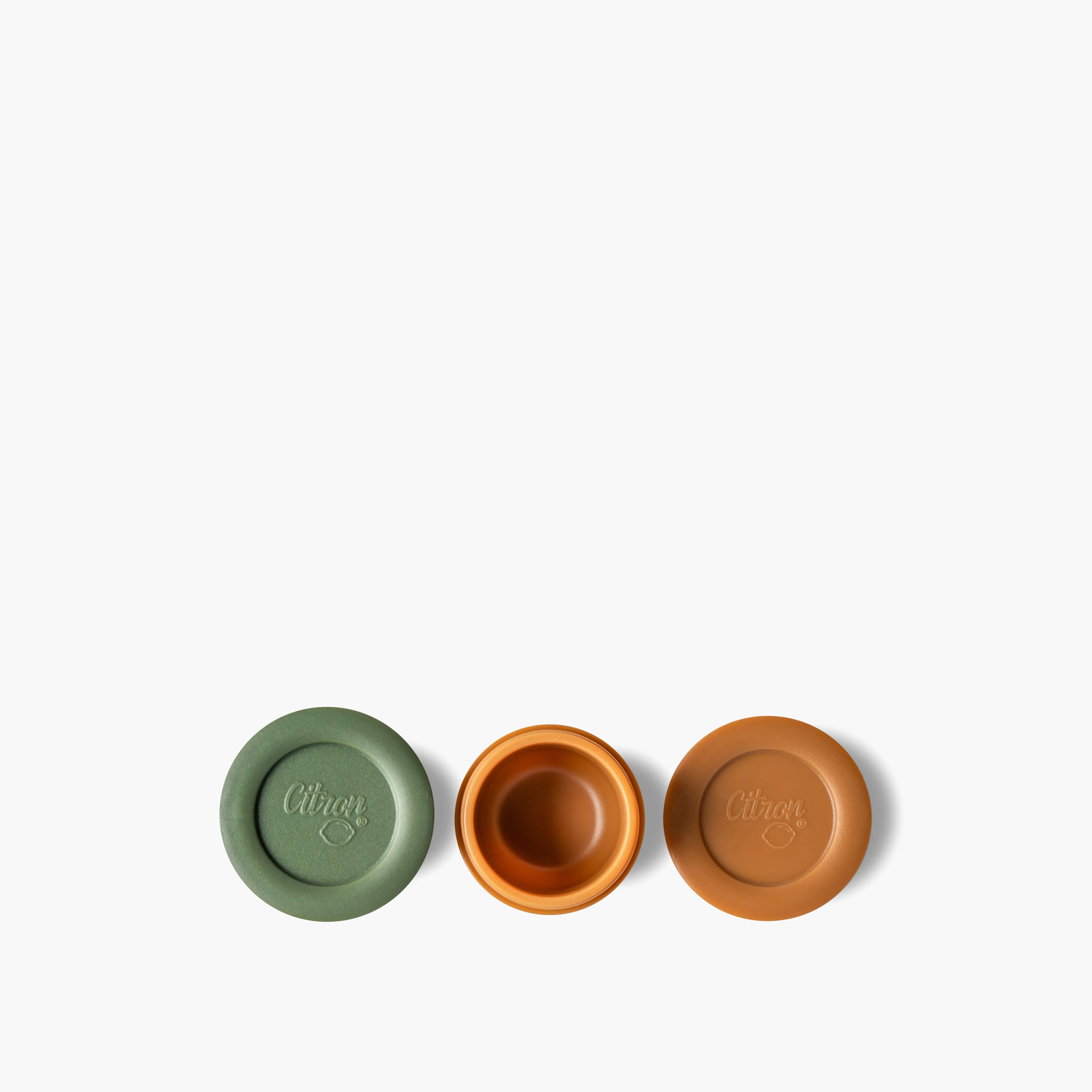 Citron Solid Mini Sauce Containers with Lid - Set of 2-school-lunchessentials-lunchboxes-image-2