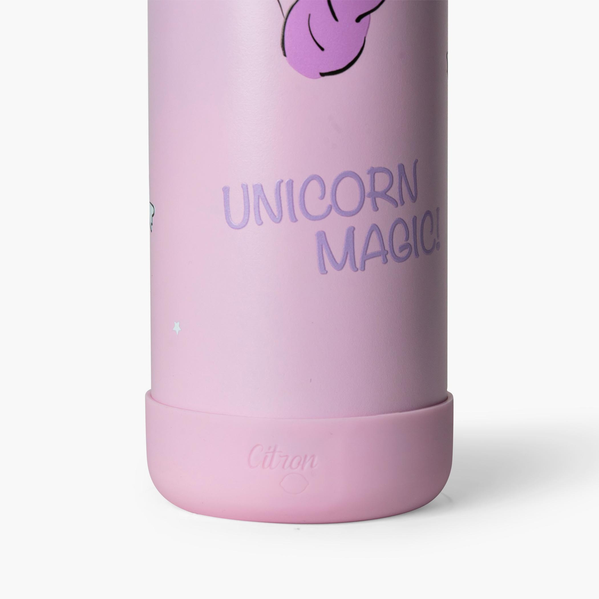 Citron Unicorn Print Insulated Water Bottle - 750 ml-school-waterbottles-image-4