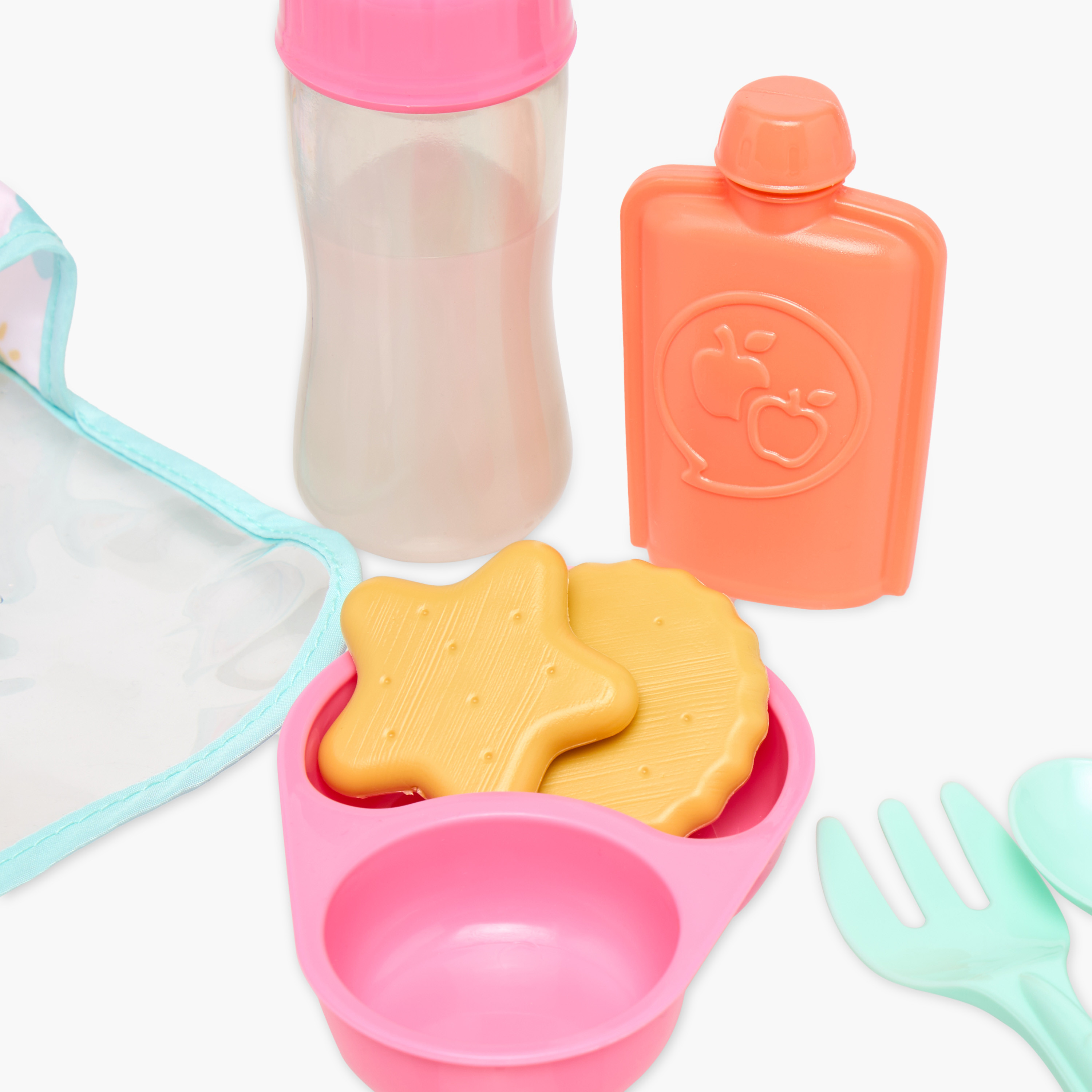 Gloo Rainbow Print 8-Piece Doll Feeding Set-toys-dollsandplaysets-dollplaysets-image-5
