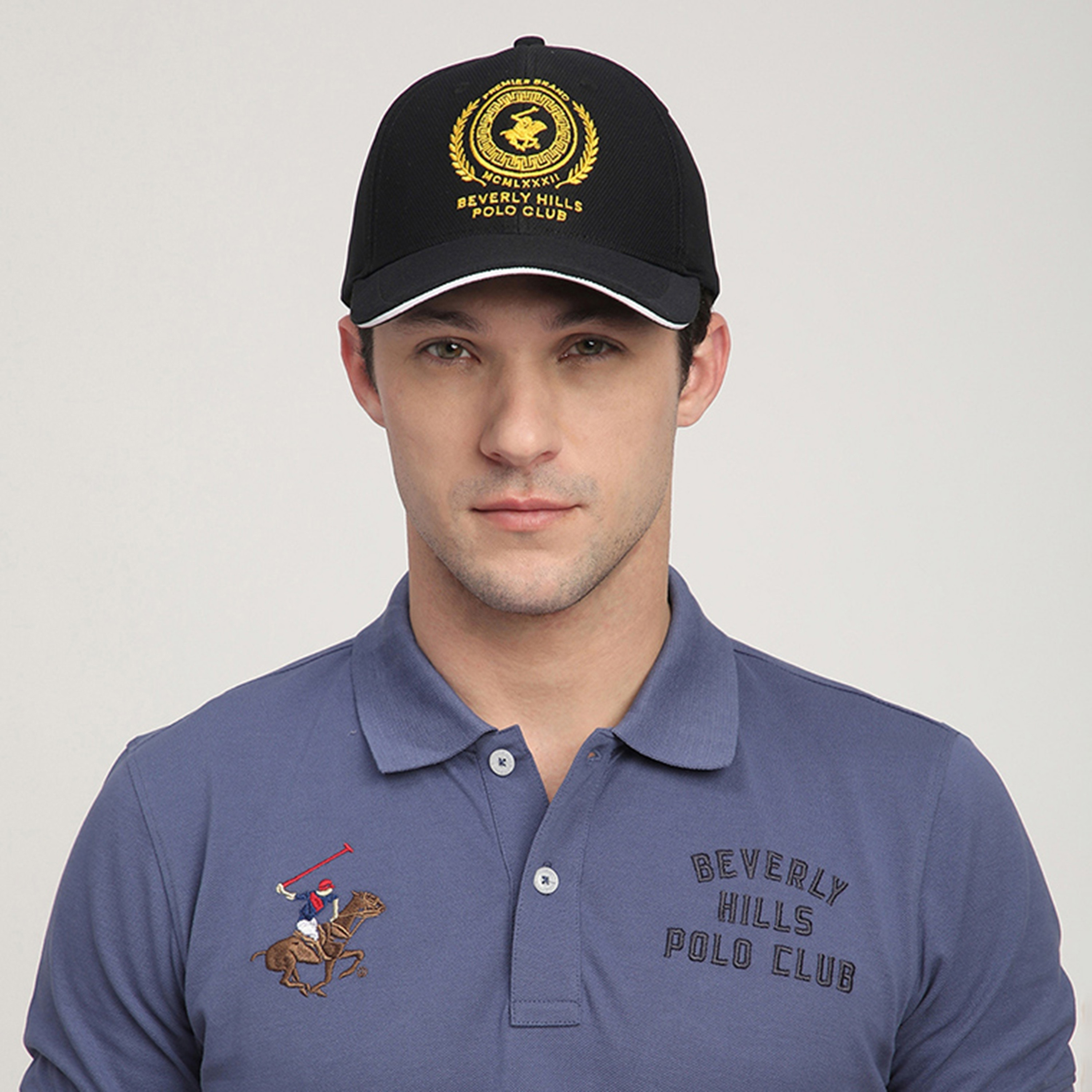 Beverly Hills Polo Club Embroidered Logo with Metal Adjustable Strap Baseball Cap-men-caps-image-1