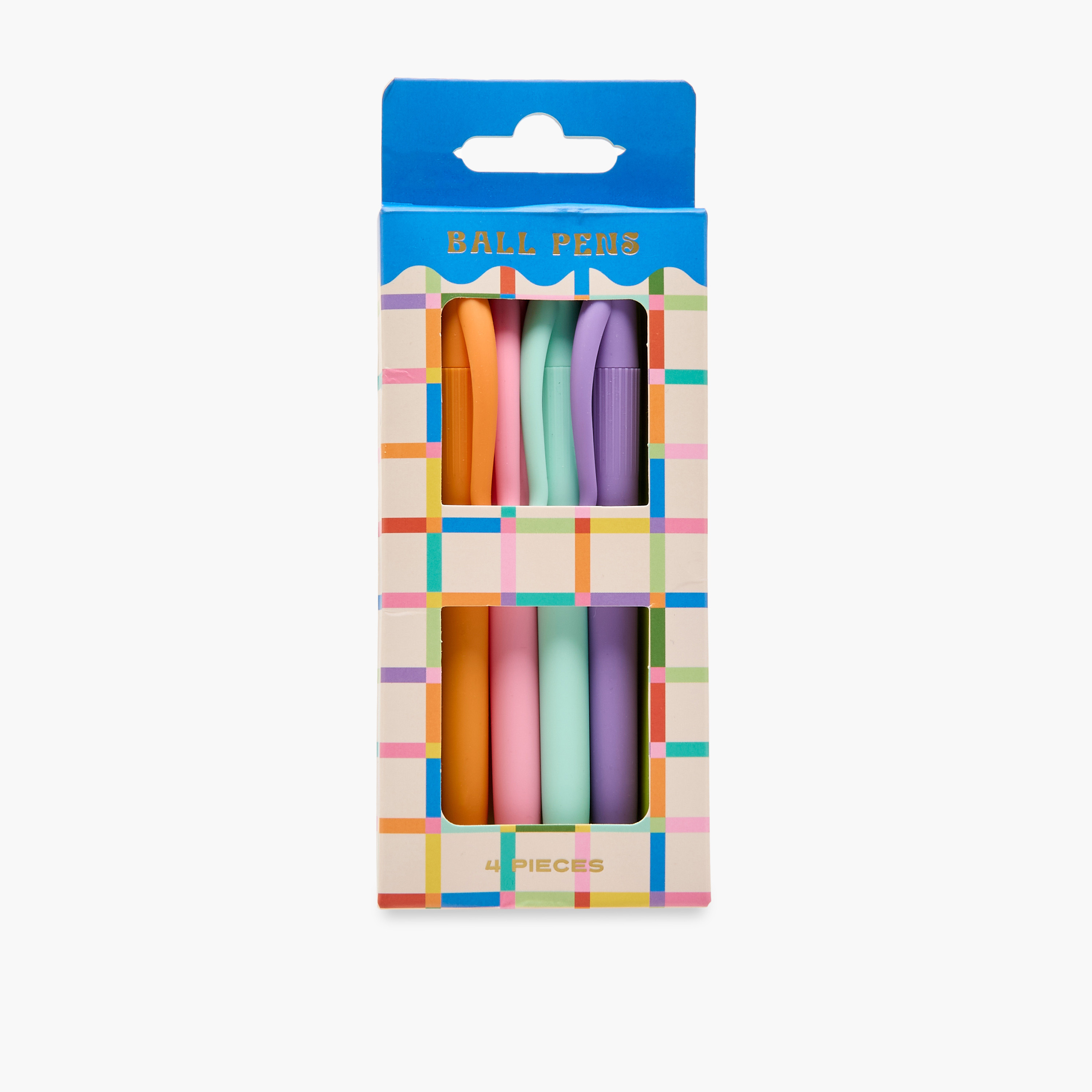 Solid 4-Piece Ball Pen Set-school-stationery-pensandpencils-image-1
