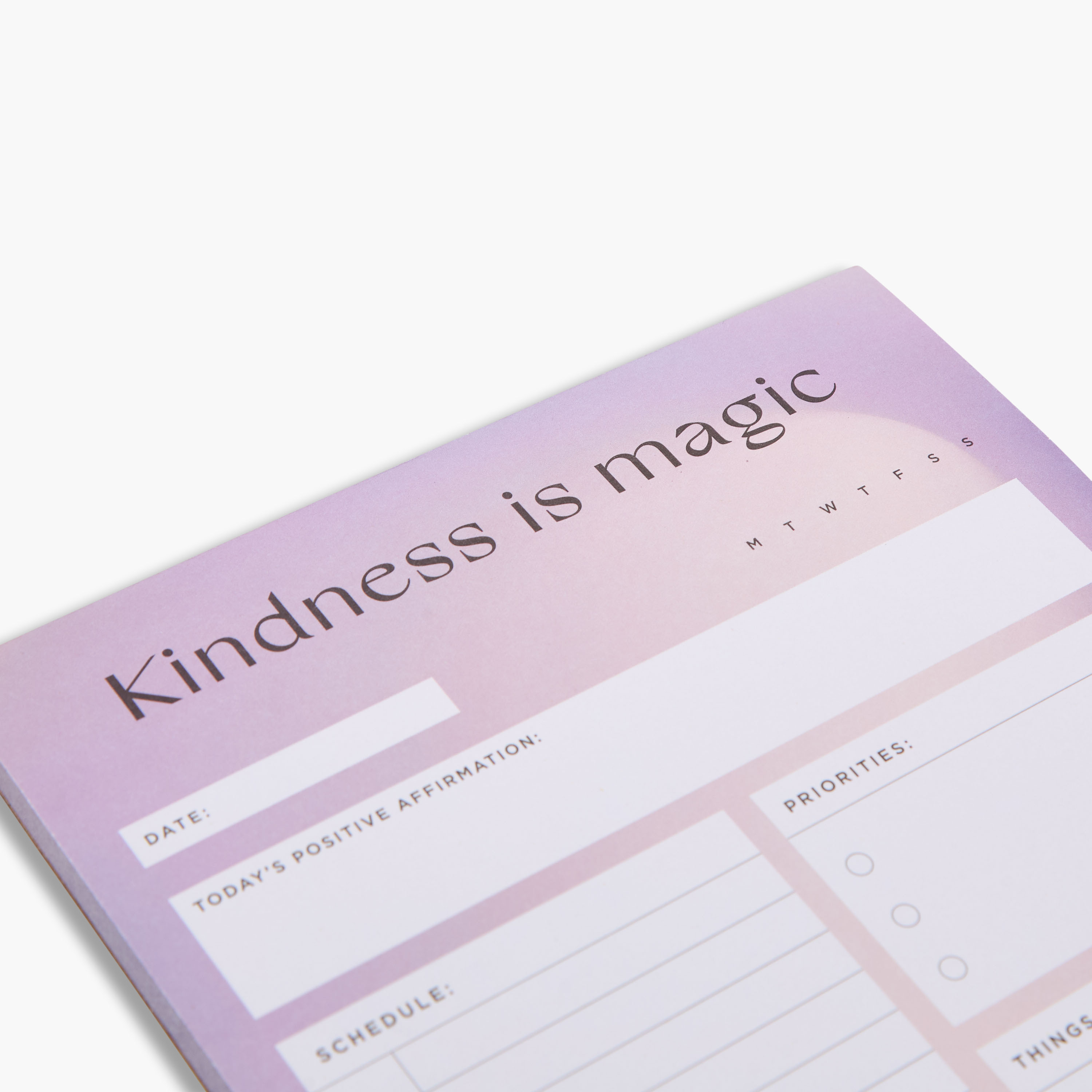 Kindness Is Magic Printed 60-Sheet Daily Journal and Planner-school-stationery-notebooks-image-3