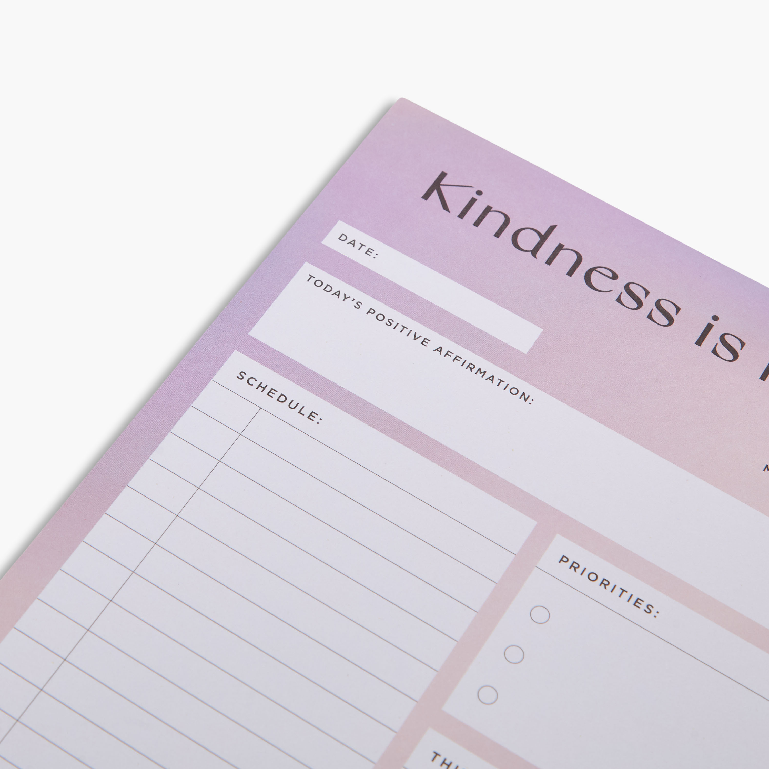 Kindness Is Magic Printed 60-Sheet Daily Journal and Planner-school-stationery-notebooks-image-4