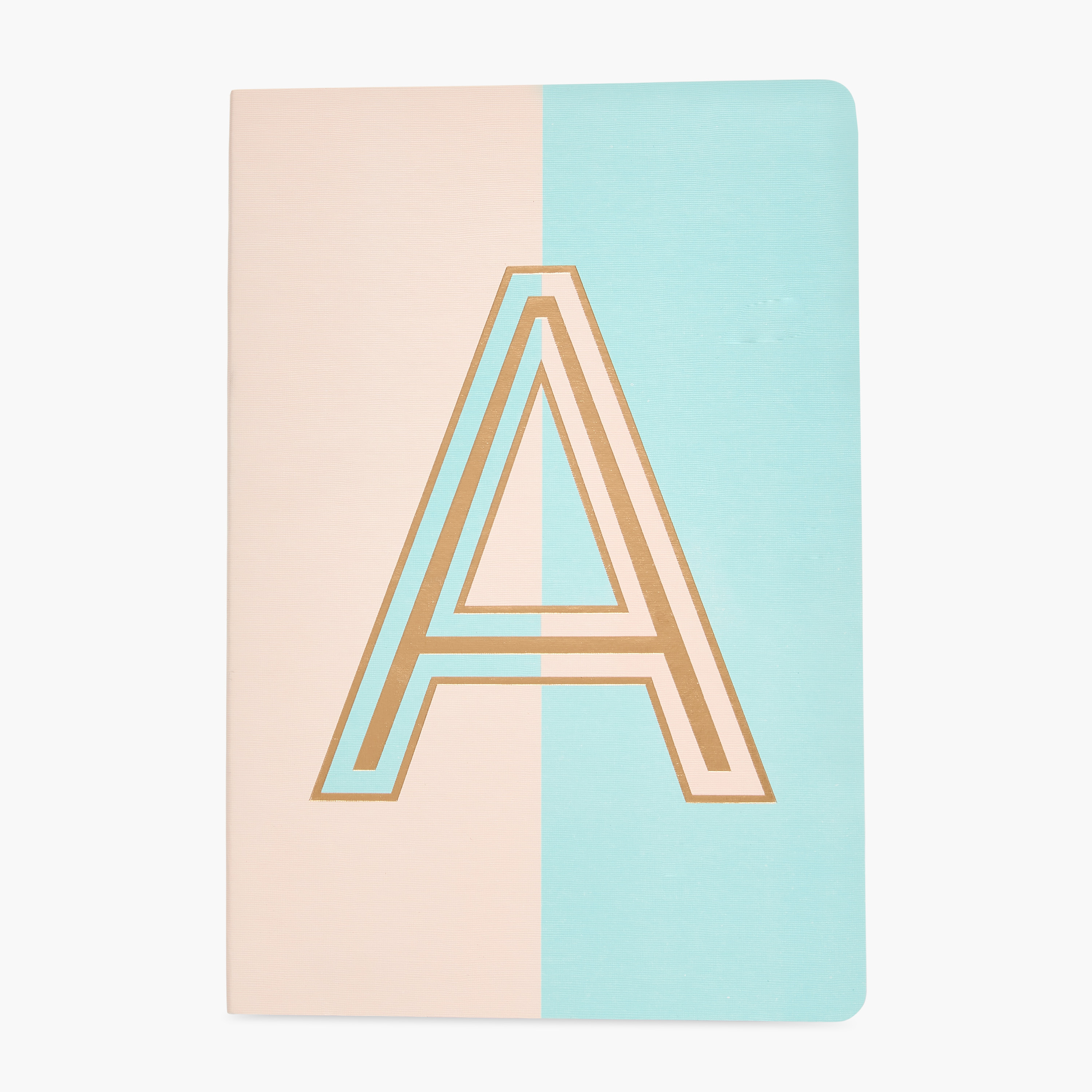 Initial A Print 96-Page Ruled Soft Cover Notebook-school-stationery-notebooks-image-1