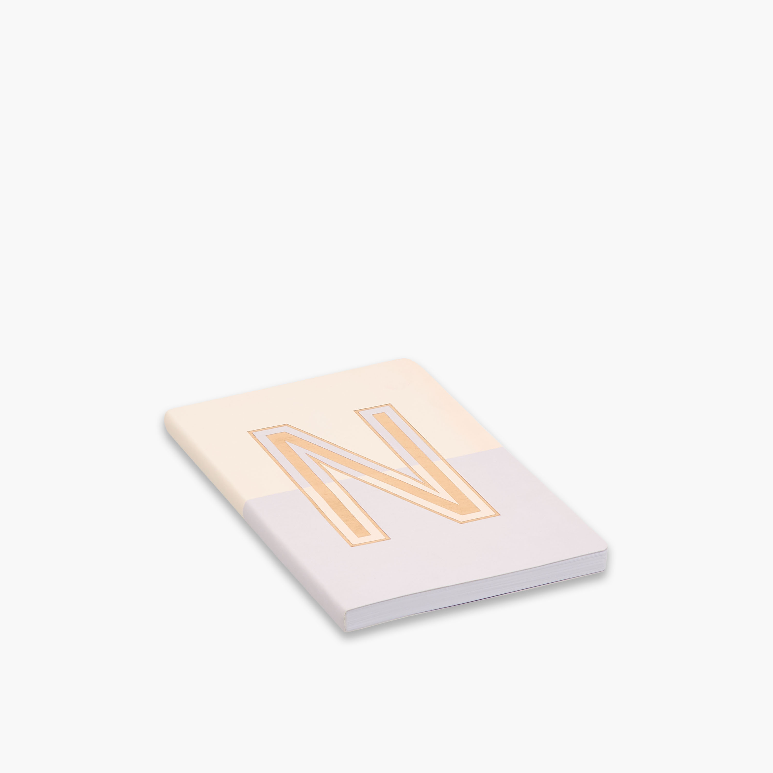 Initial N Print 96-Page Ruled Notebook-school-stationery-notebooks-image-1