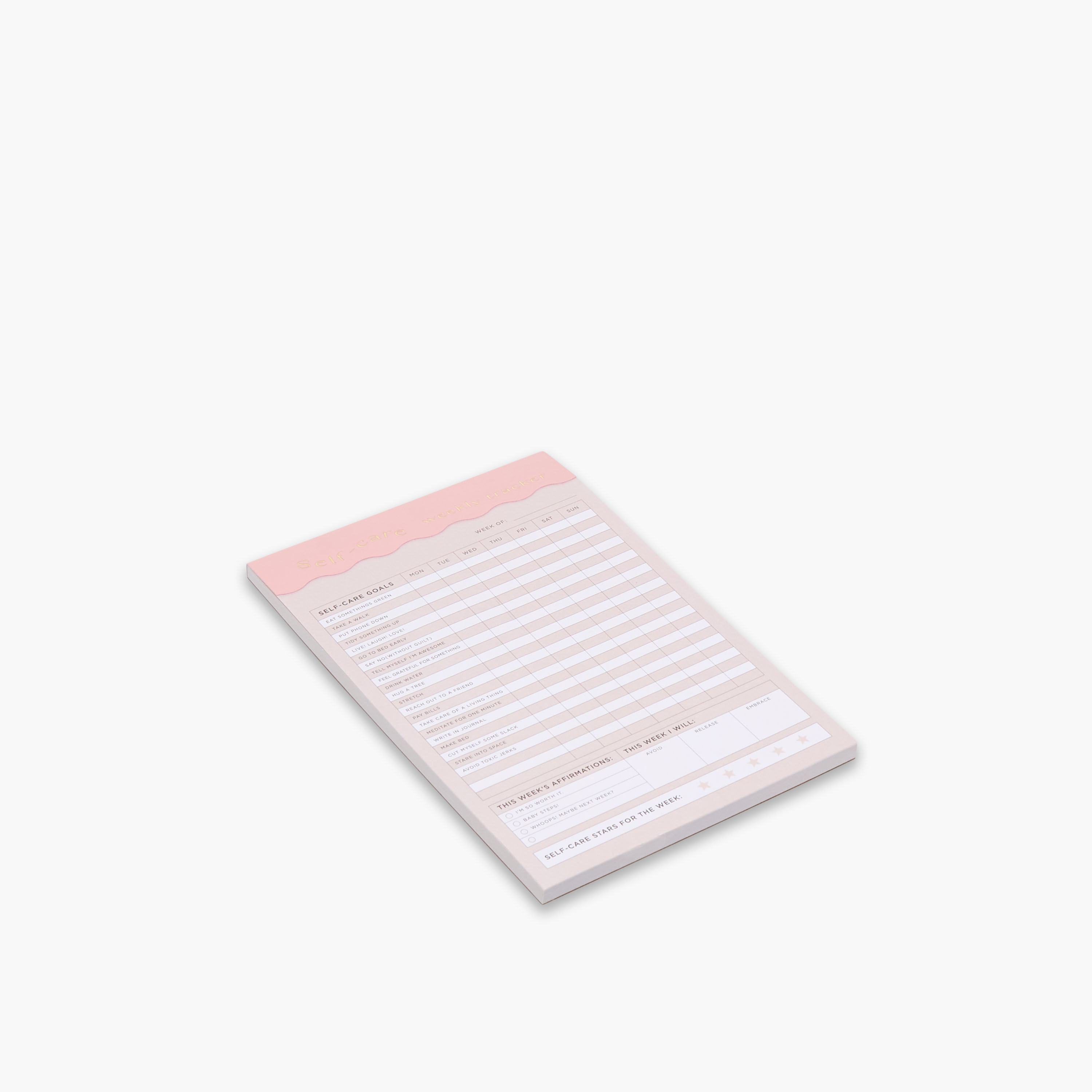 Self-Care 60-Sheet Weekly Tracker Notepad-school-stationery-notebooks-image-1