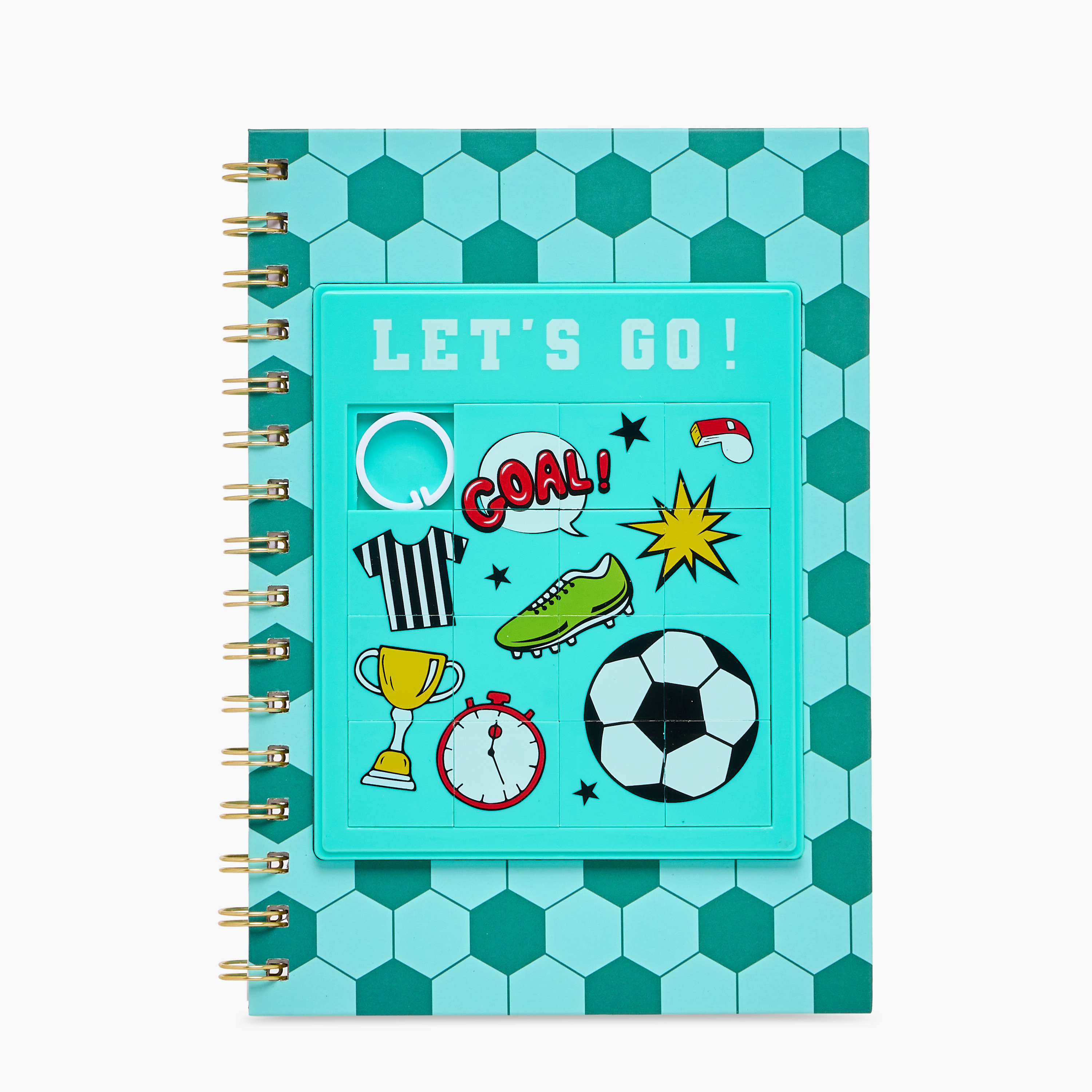 Football Print 80-Page Hard Cover Ruled Spiral Notebook-school-stationery-notebooks-image-1