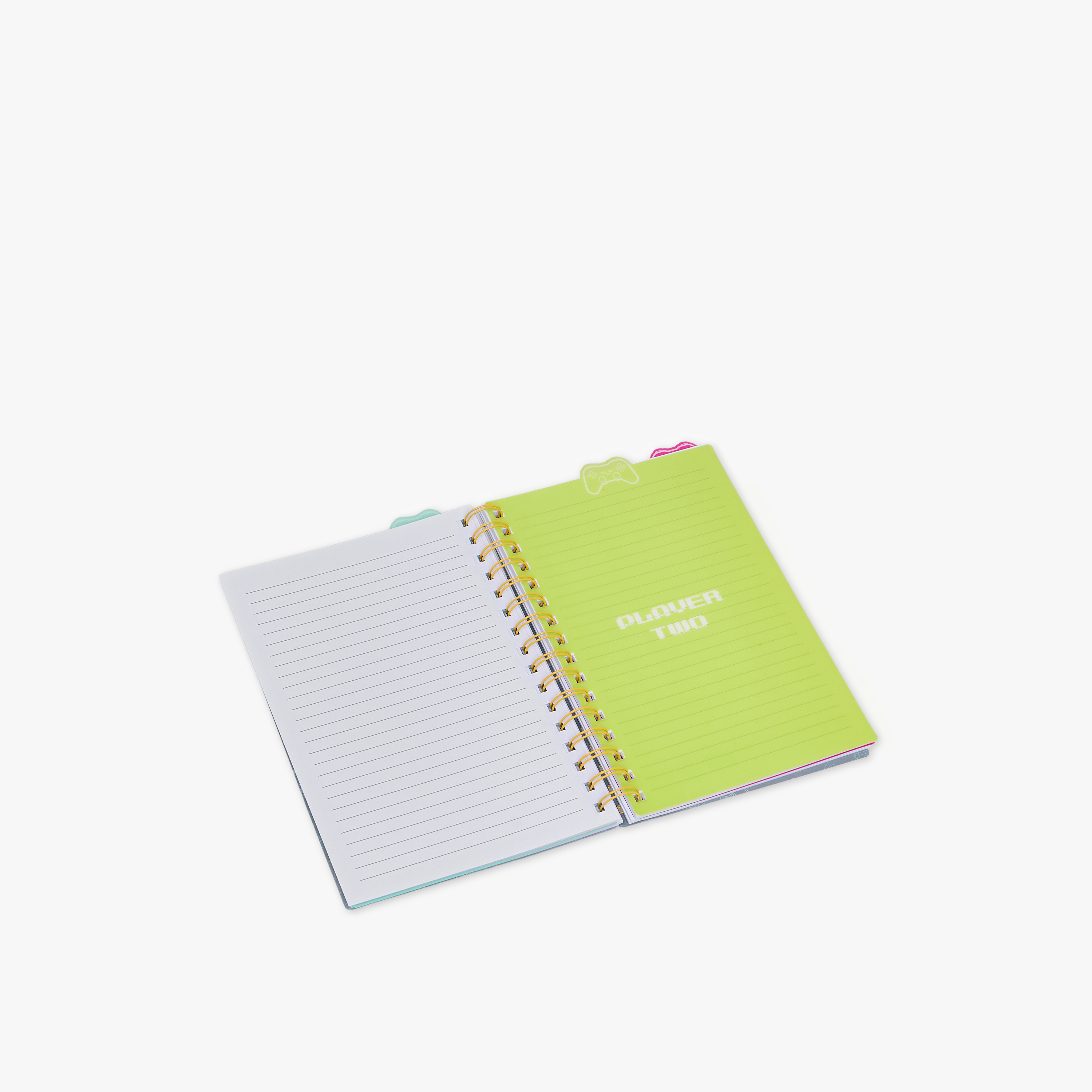 Gamer Print 120-Page Hardcover Spiral Notebook-school-stationery-notebooks-image-3