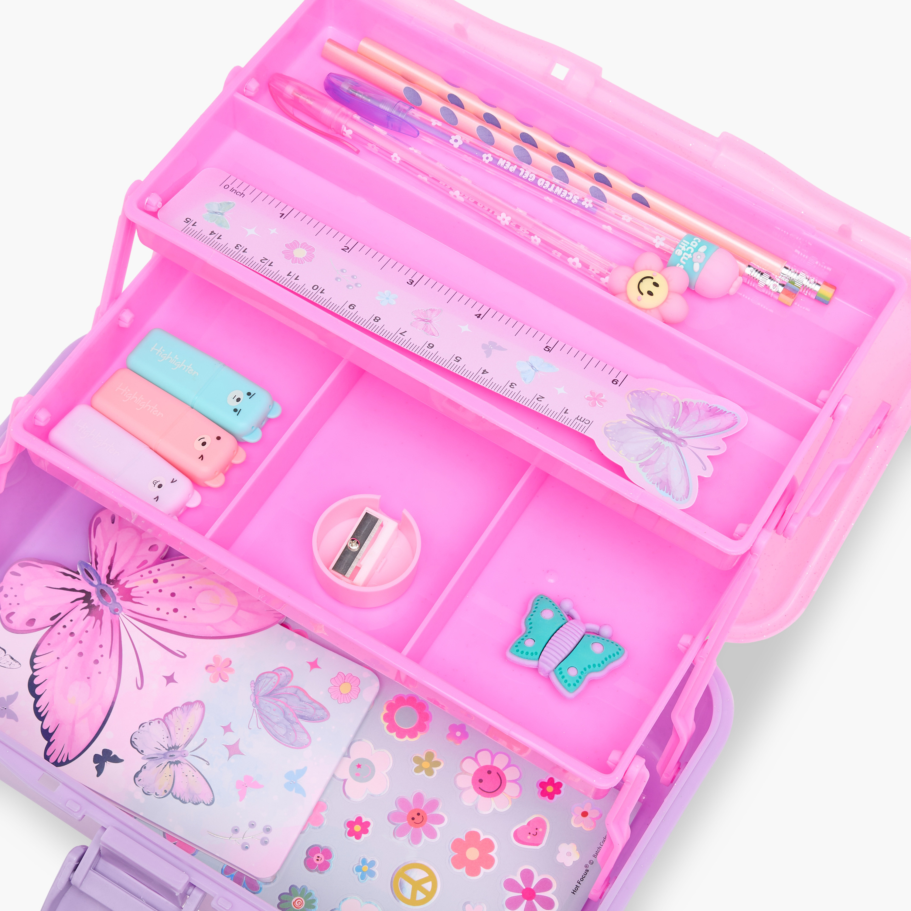 Hot Focus Stationery Caboodle- Set of 14-school-stationery-sets-image-3