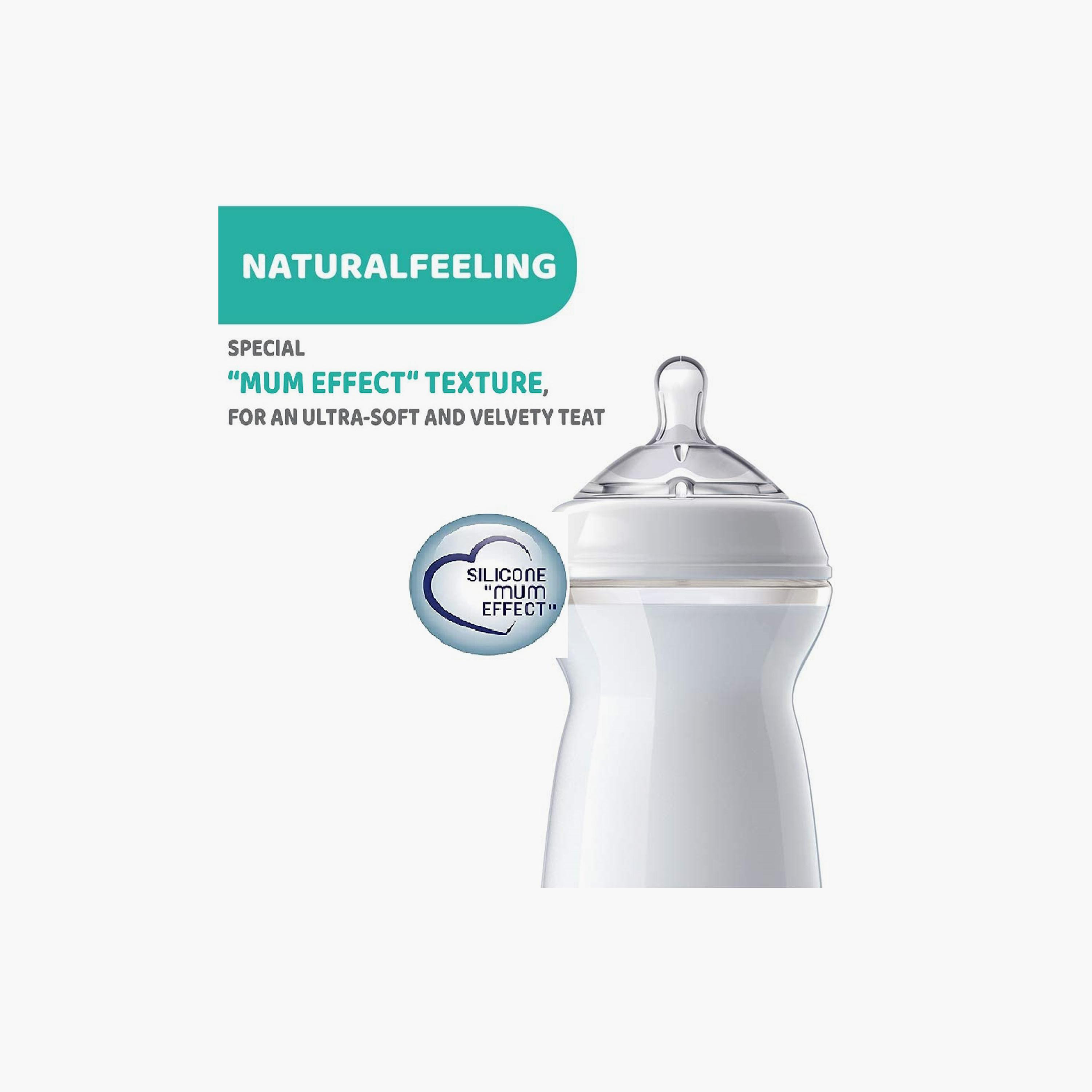 حلمة رضاعة طبيعية قطعتين فود فلو من شيكو - للأطفال عمر 6 أشهر فما فوق-baby-feeding-feedingbottles-bottlesandteats-image-3