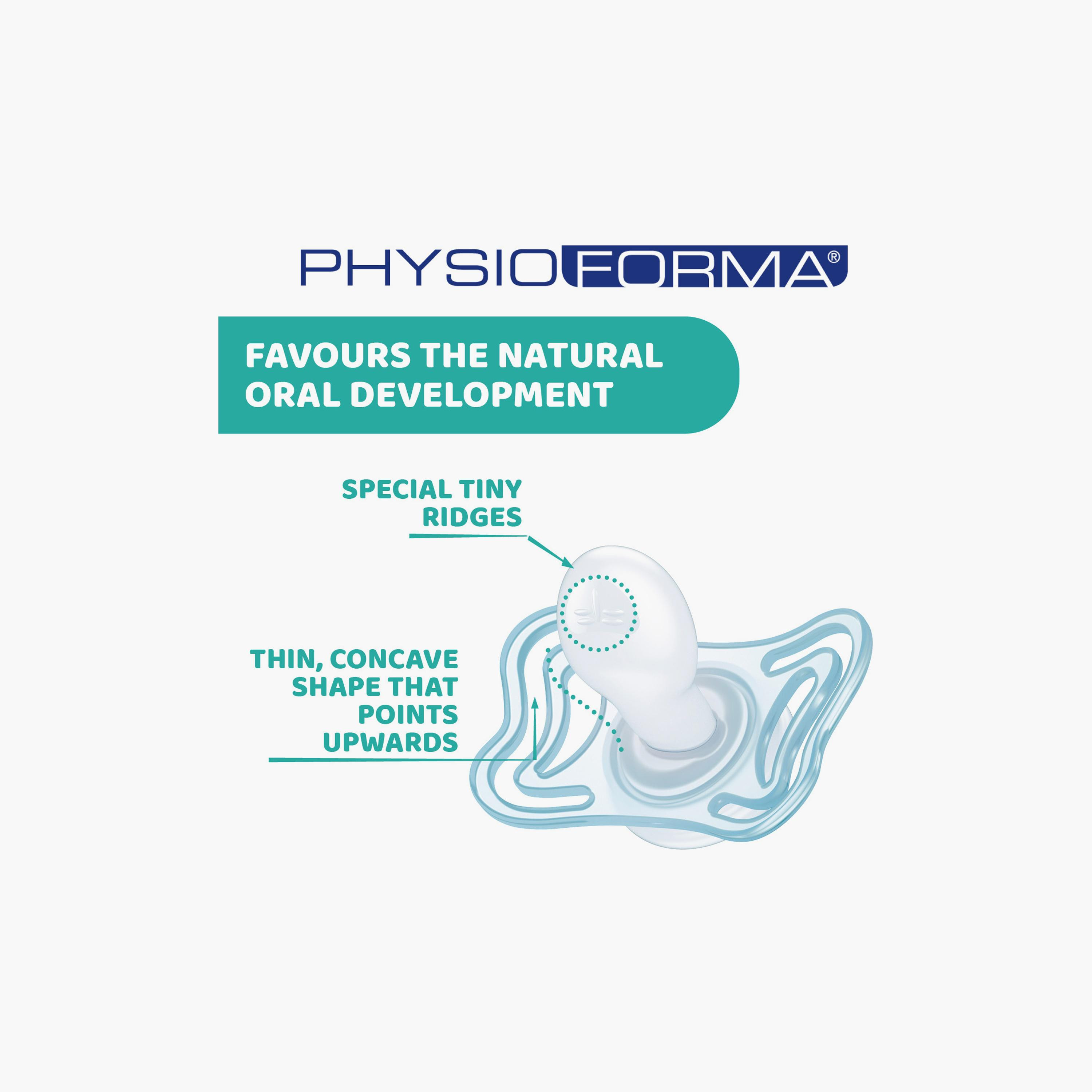 Chicco 2 Piece PhysioForma Light Silicone Soother - 6-16 Months - Multicolour-baby-feeding-pacifiers-image-4