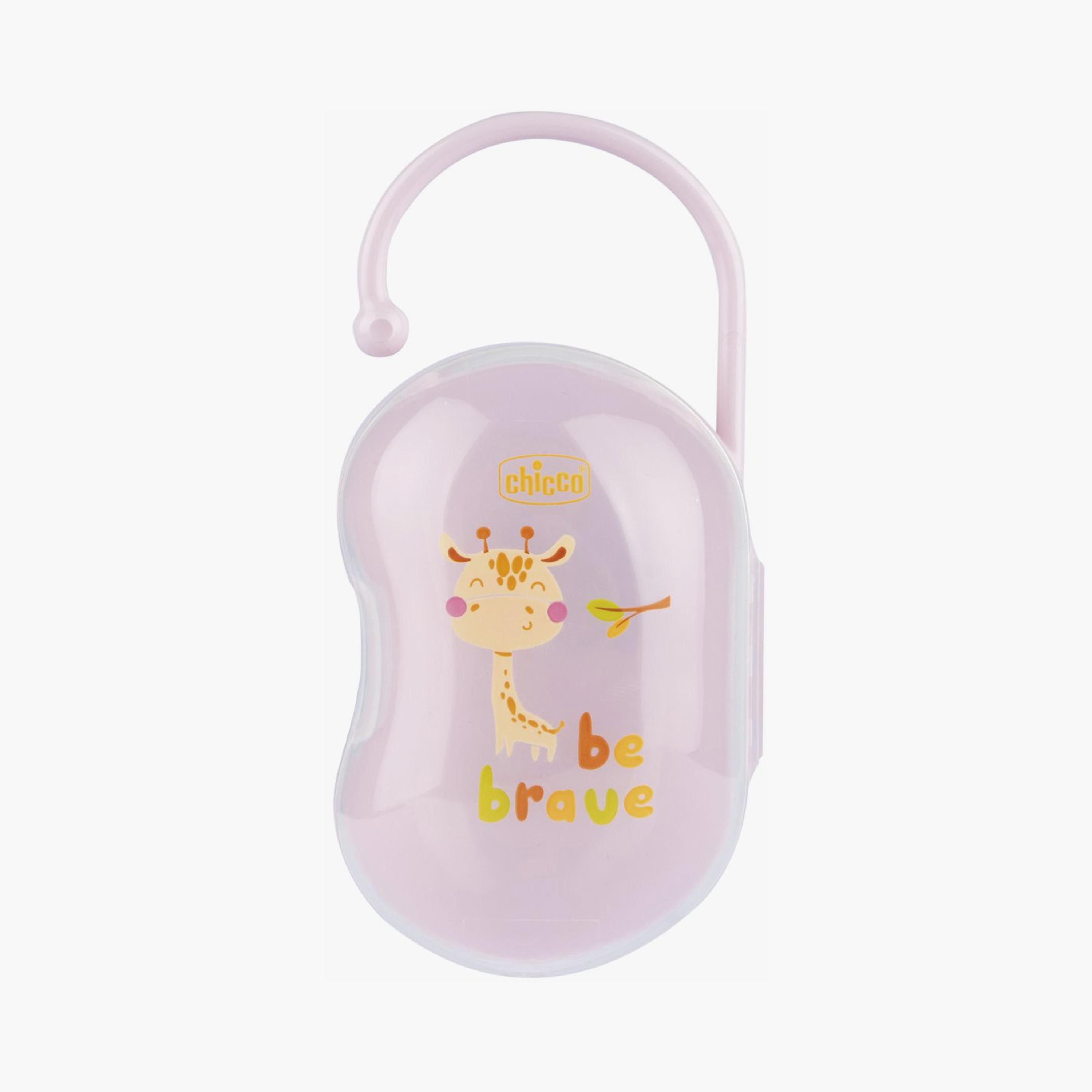 حامل لهاية من شيكو - وردي - 0 أشهر فأكثر-baby-feeding-pacifiers-image-1