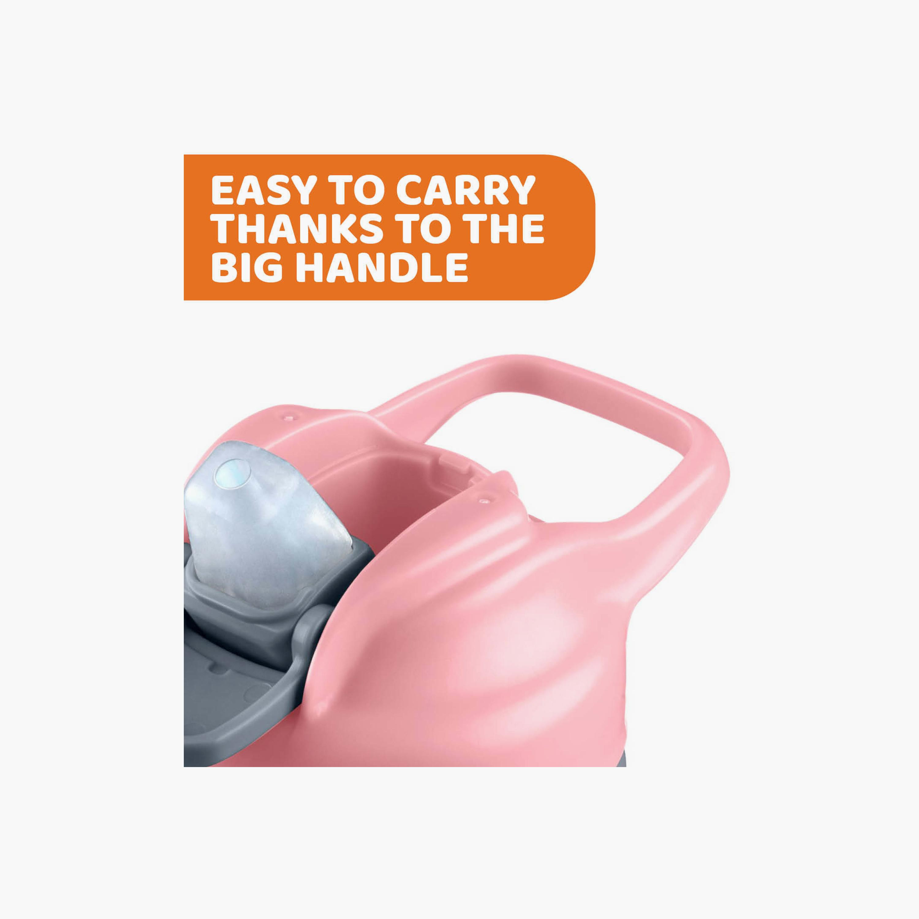 Chicco Pop-Up Spill-Proof Cup - Pink - 2 Years+-baby-feeding-mealtimeessentials-image-3