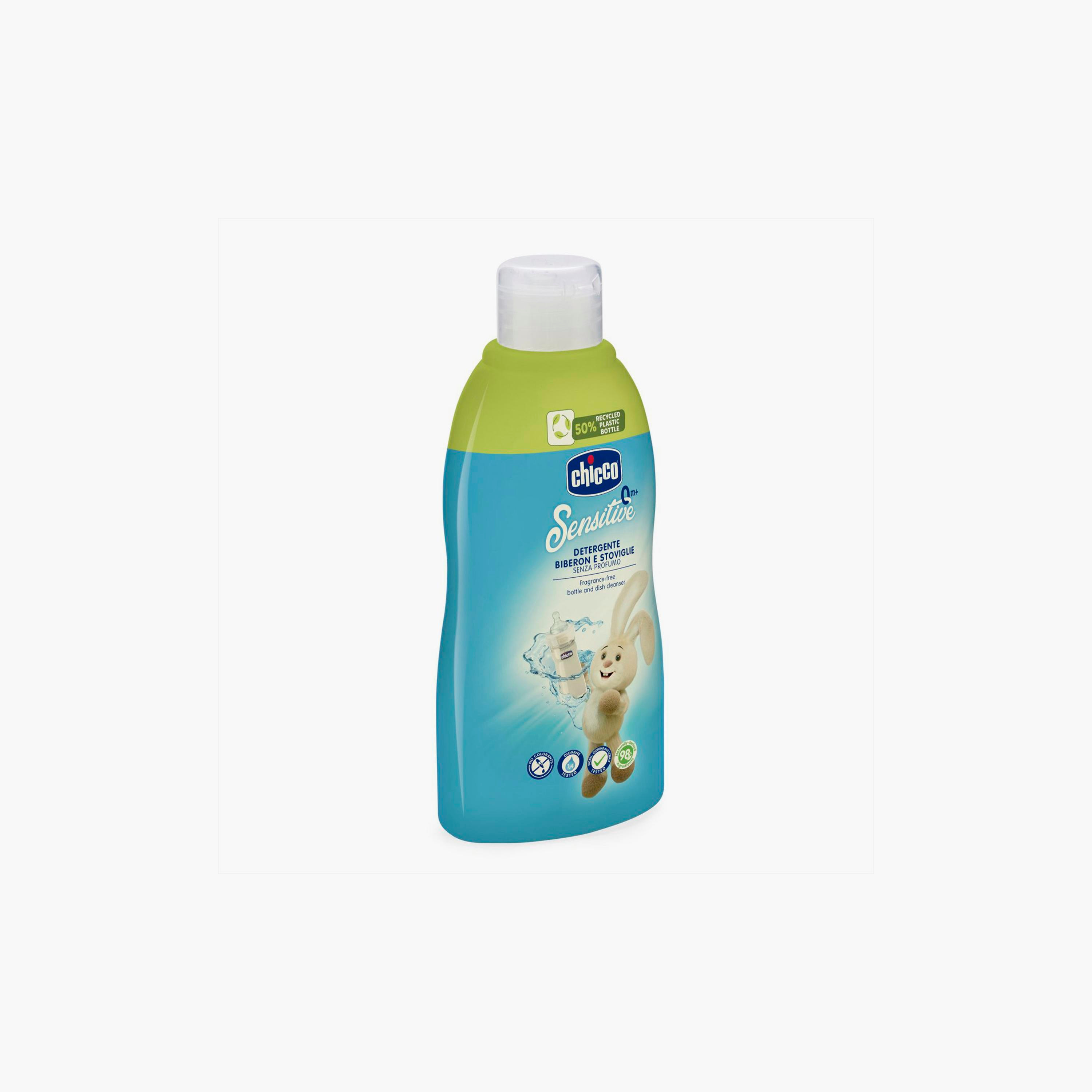 Chicco Bottle & Dish Cleanser - 300ml - 0 Months+-baby-feeding-cleaningliquids-image-2