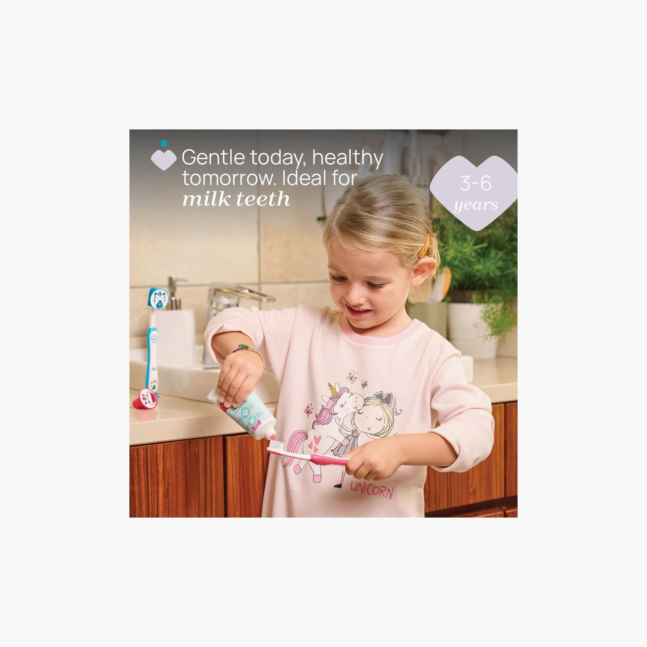 Chicco Hippo & Panda Combo Toothbrushes - 3-6 Years-beautyandpersonalcare-babycare-teethanddentalcare-image-6