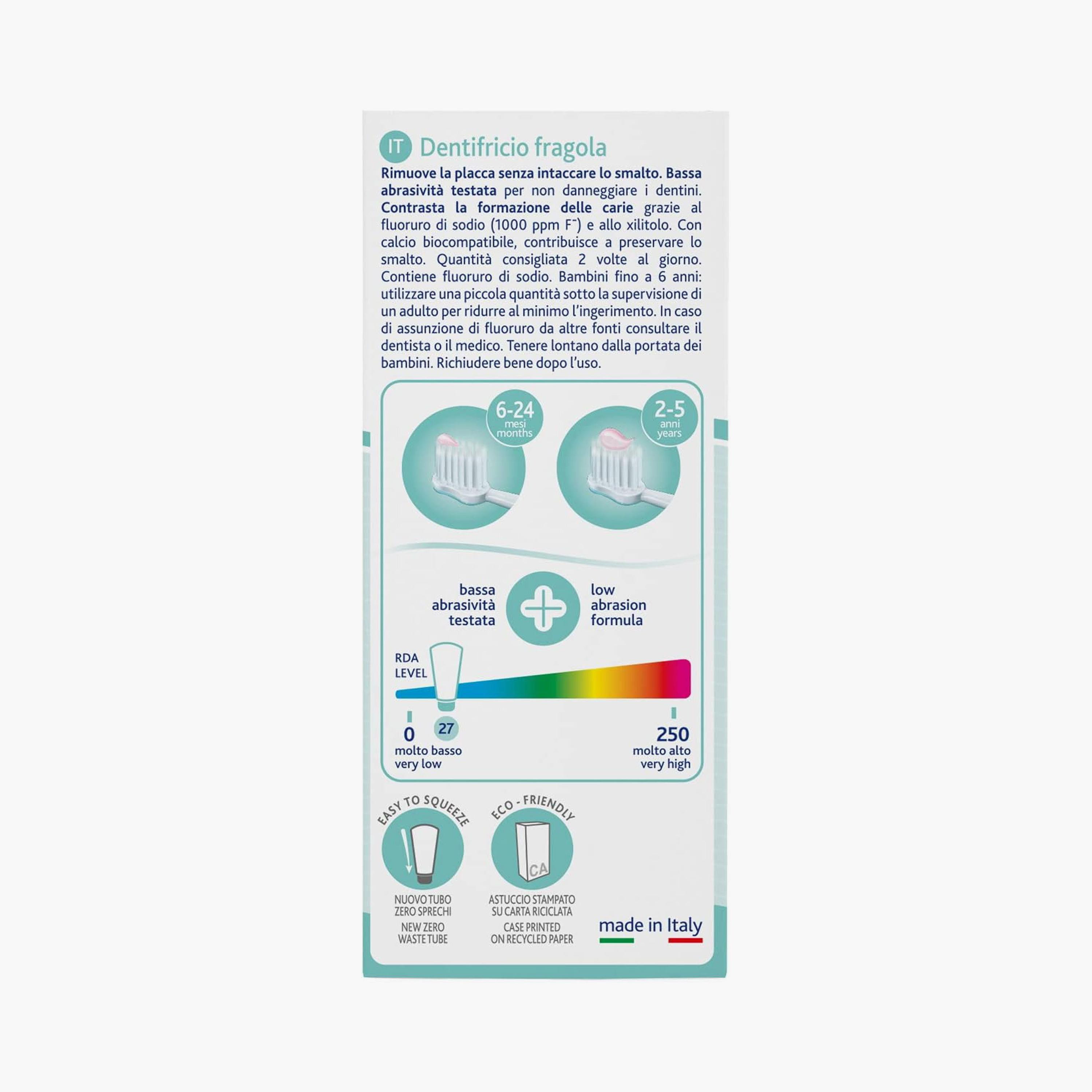 Chicco Strawberry Toothpaste with Fluoride - 50ml - 1-5 Years-beautyandpersonalcare-babycare-teethanddentalcare-image-3