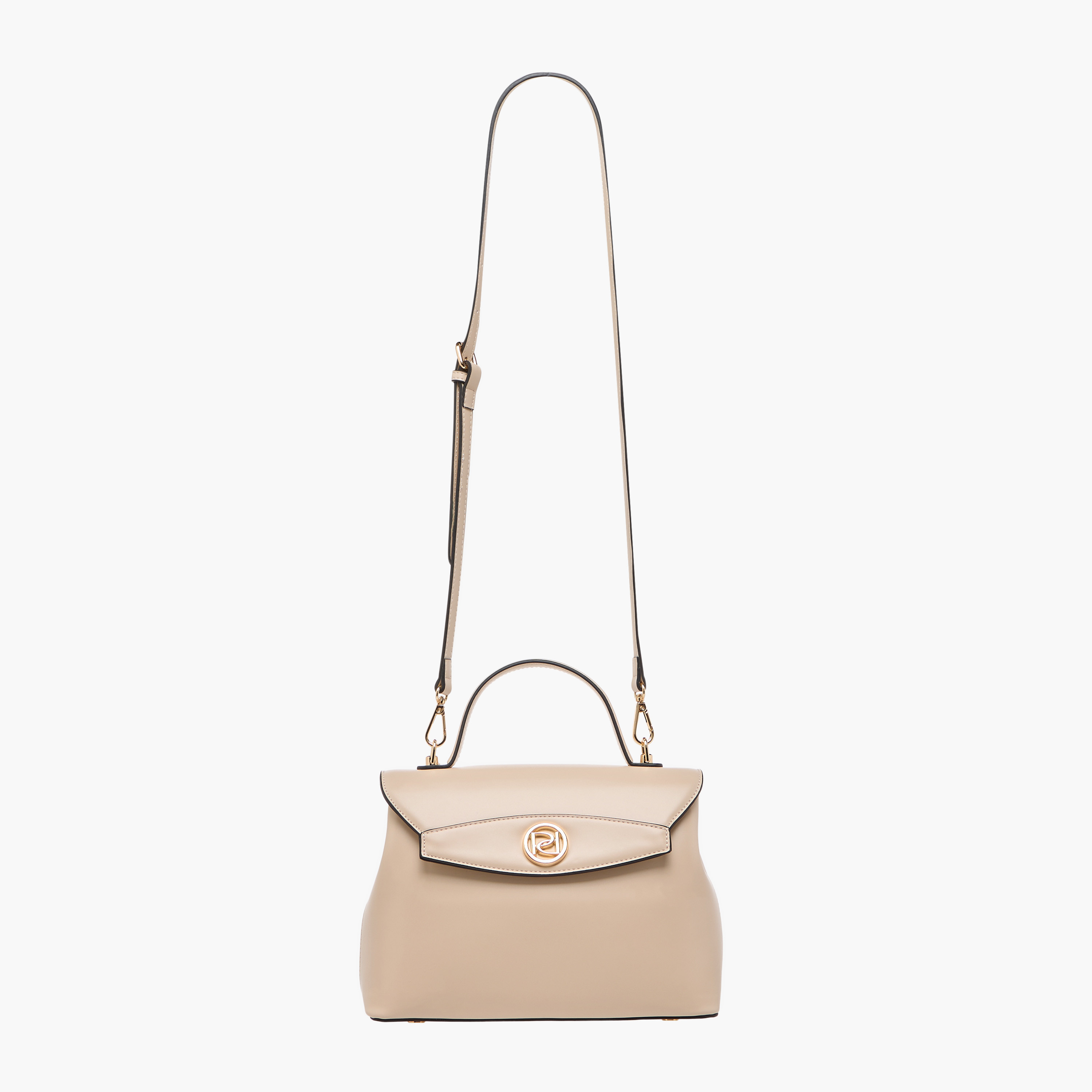 Paprika Solid Satchel Bag with Button Closure-women-bagsandwallets-handbags-image-3