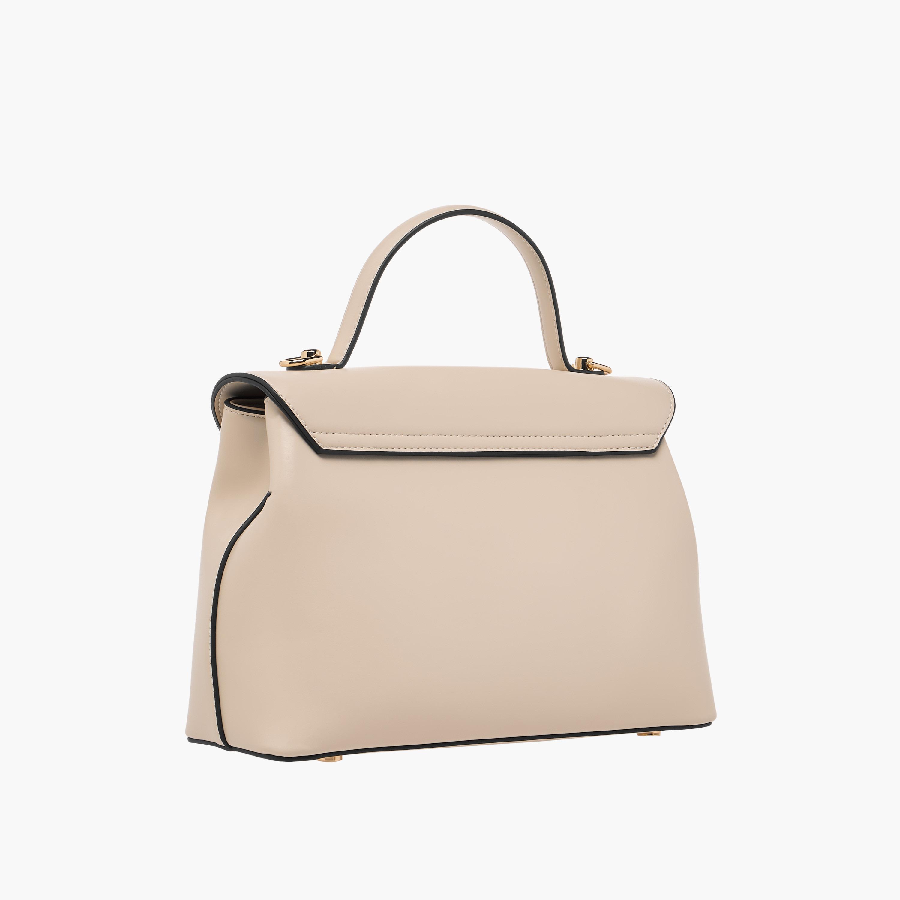Paprika Solid Satchel Bag with Button Closure-women-bagsandwallets-handbags-image-4