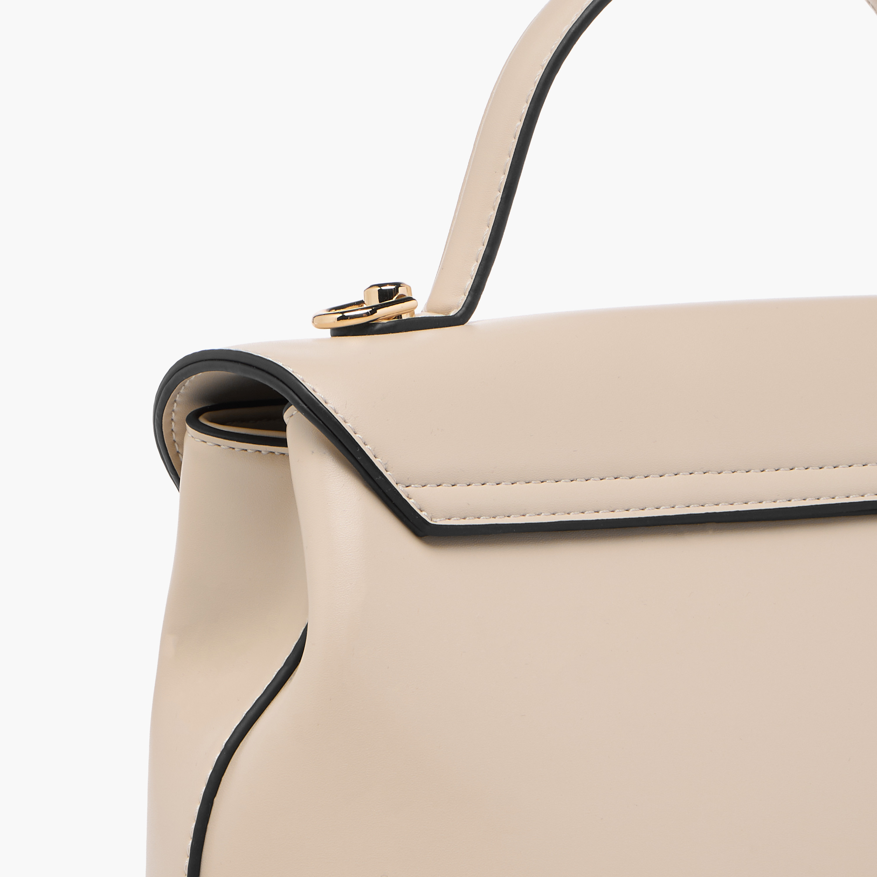 Paprika Solid Satchel Bag with Button Closure-women-bagsandwallets-handbags-image-6