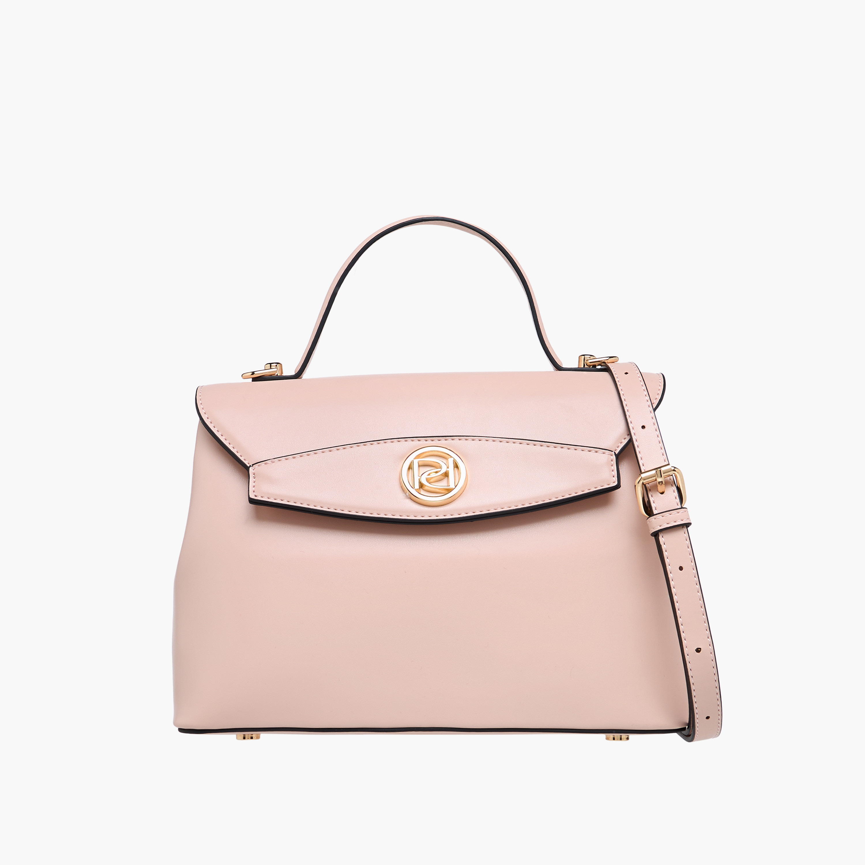 شنطة ساتشيل سادة بزر إغلاق من بابريكا-women-bagsandwallets-handbags-image-1
