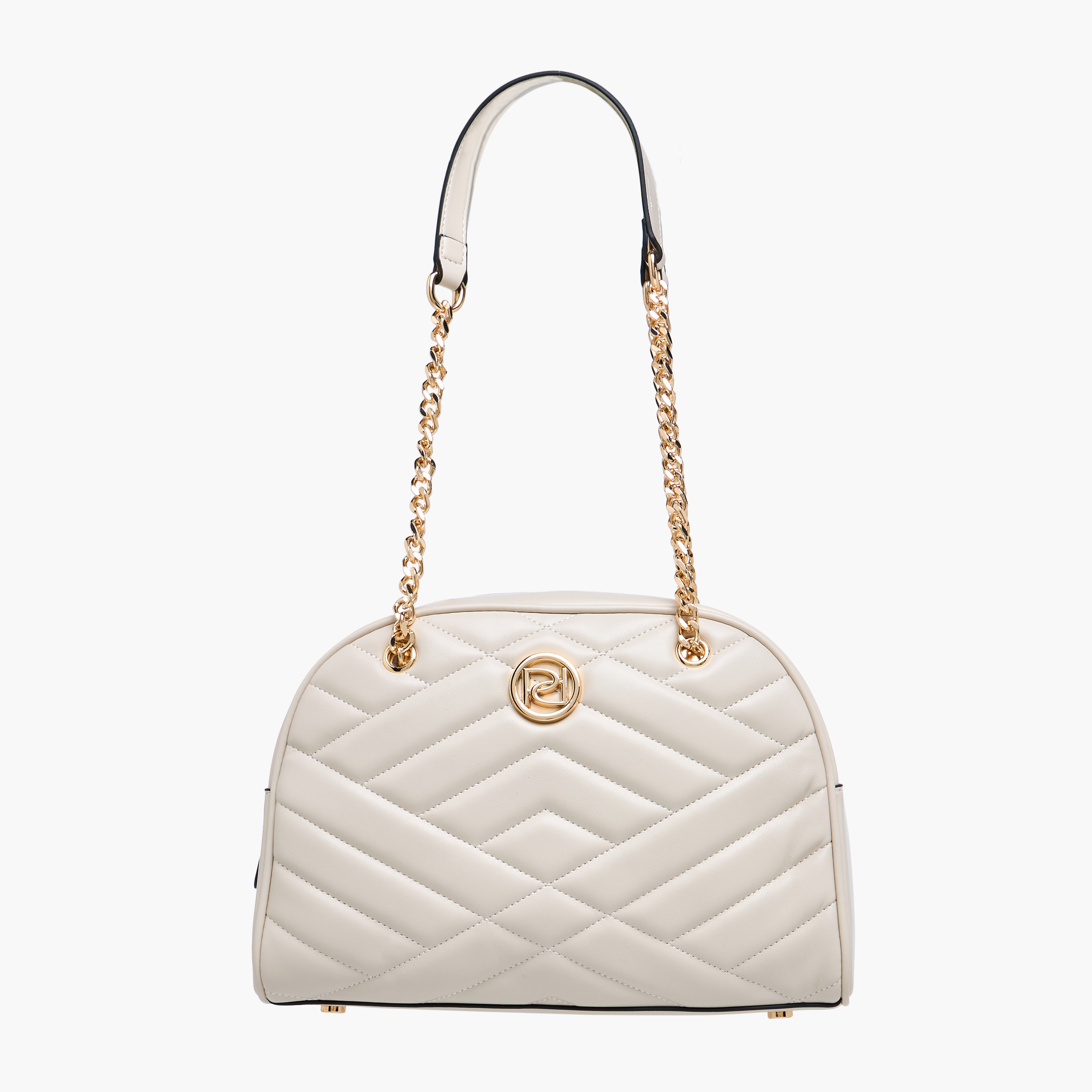 Paprika Quilted Shoulder Bag with Zip Closure-women-bagsandwallets-handbags-image-1