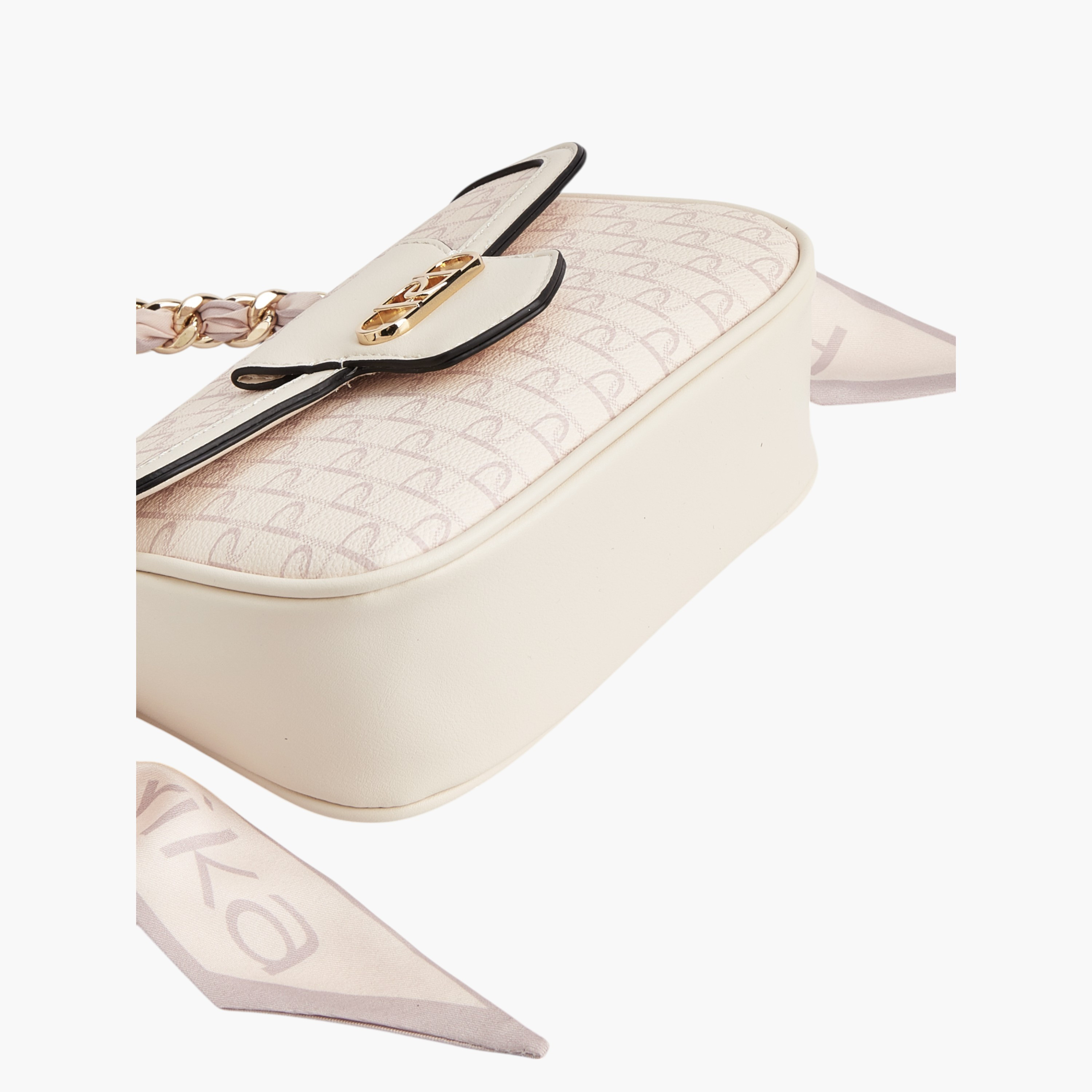 Paprika Monogram Print Crossbody Bag with Detachable Strap and Flap Closure-women-bagsandwallets-handbags-image-6