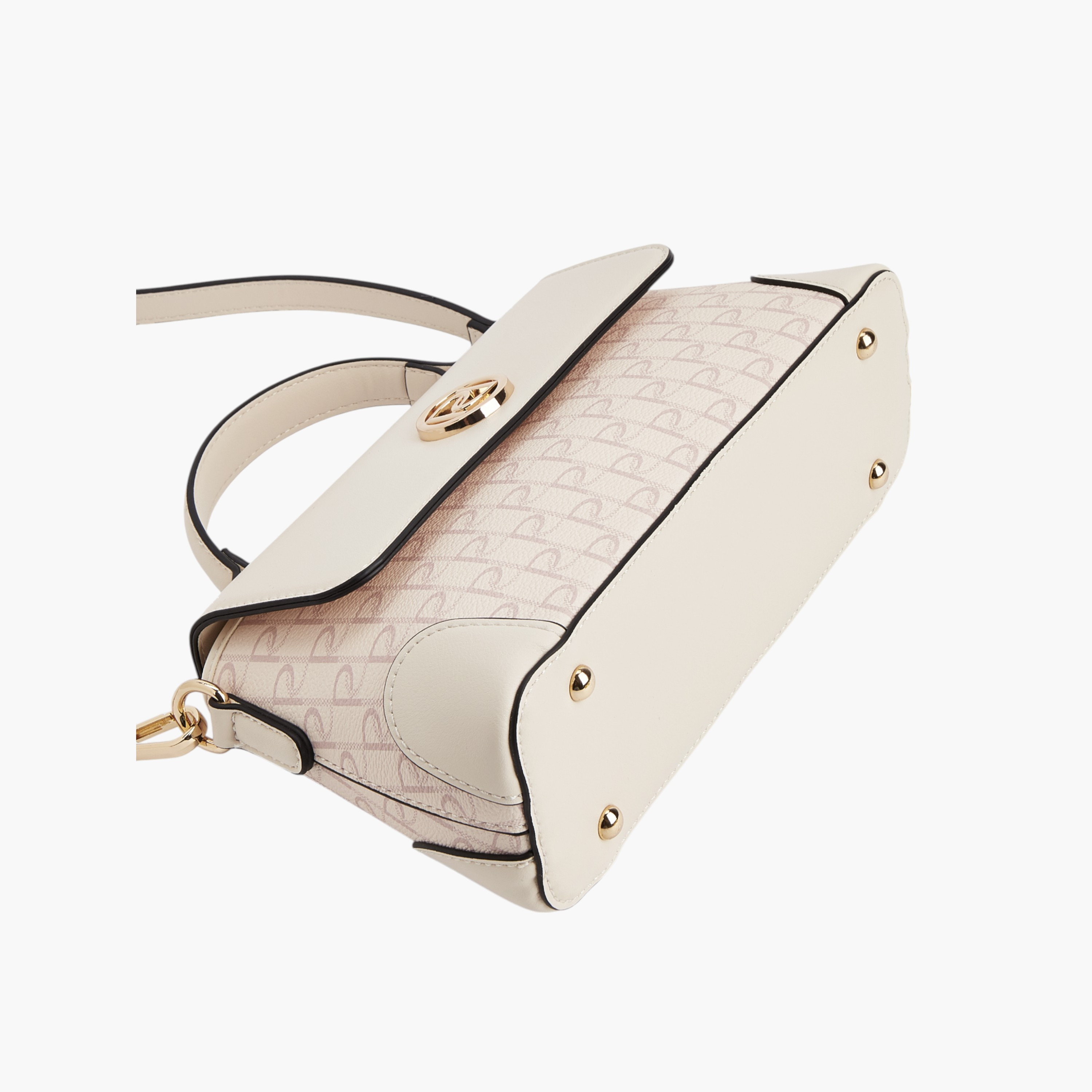 شنطة ساتشل بطبعات مونوغرام بمبقبض حمل وزر إغلاق من بابريكا-women-bagsandwallets-handbags-image-5