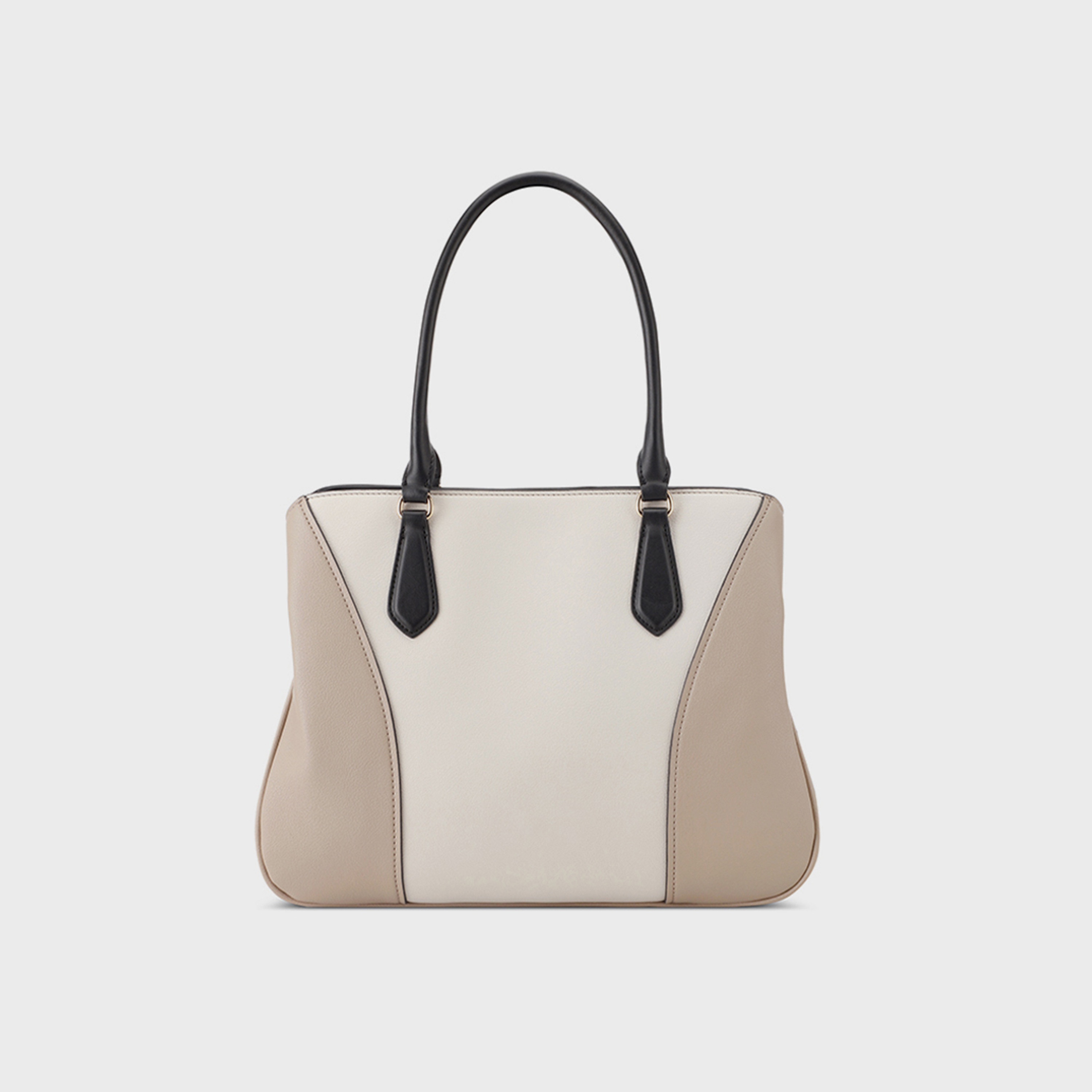 Nine West Color Block Double Handle Satchel Bag with Magnetic Closure and Detachable Strap-women-bagsandwallets-handbags-image-2