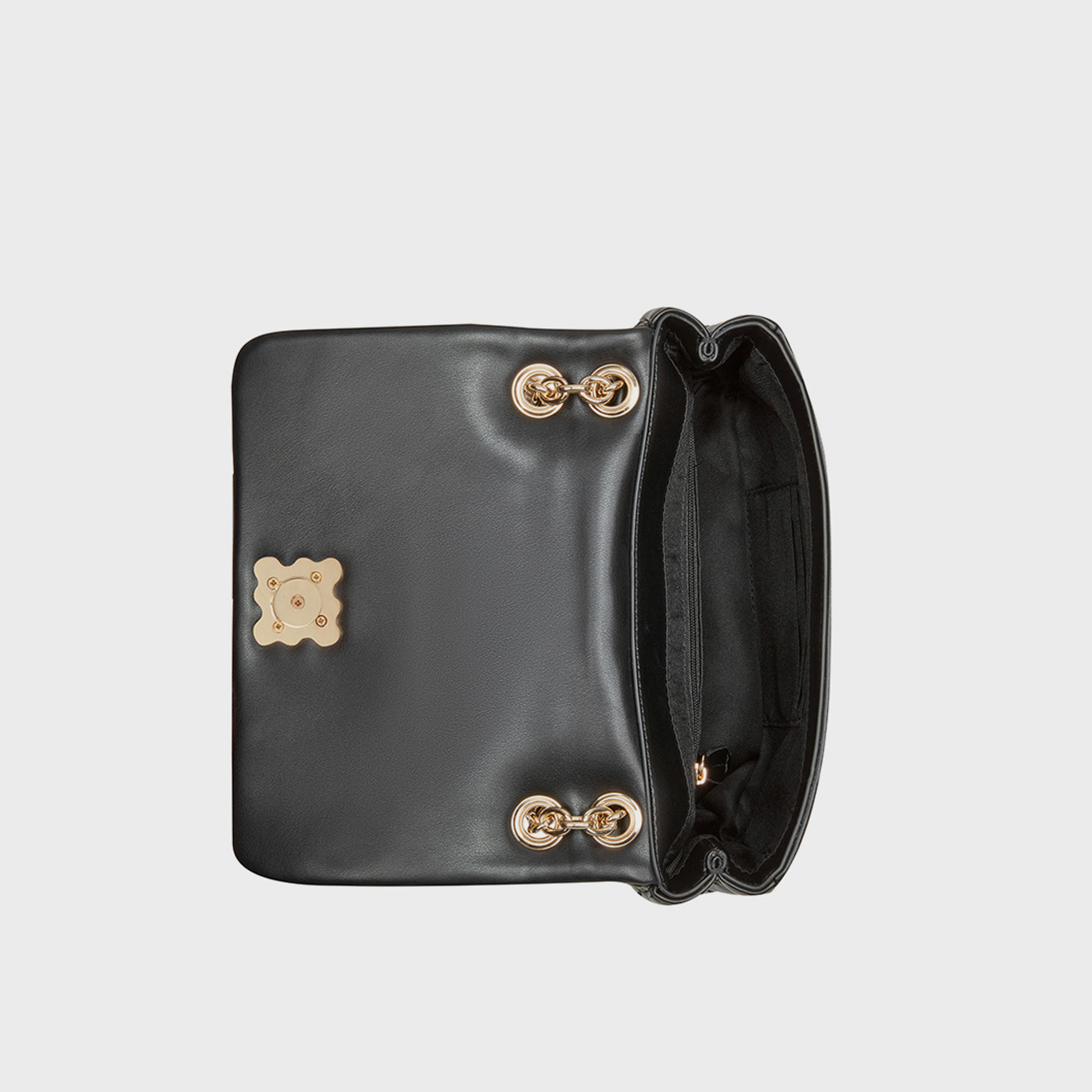 Nine West Quilted Top Handle Shoulder Bag with Magnetic Closure and Chain Strap-women-bagsandwallets-handbags-image-4