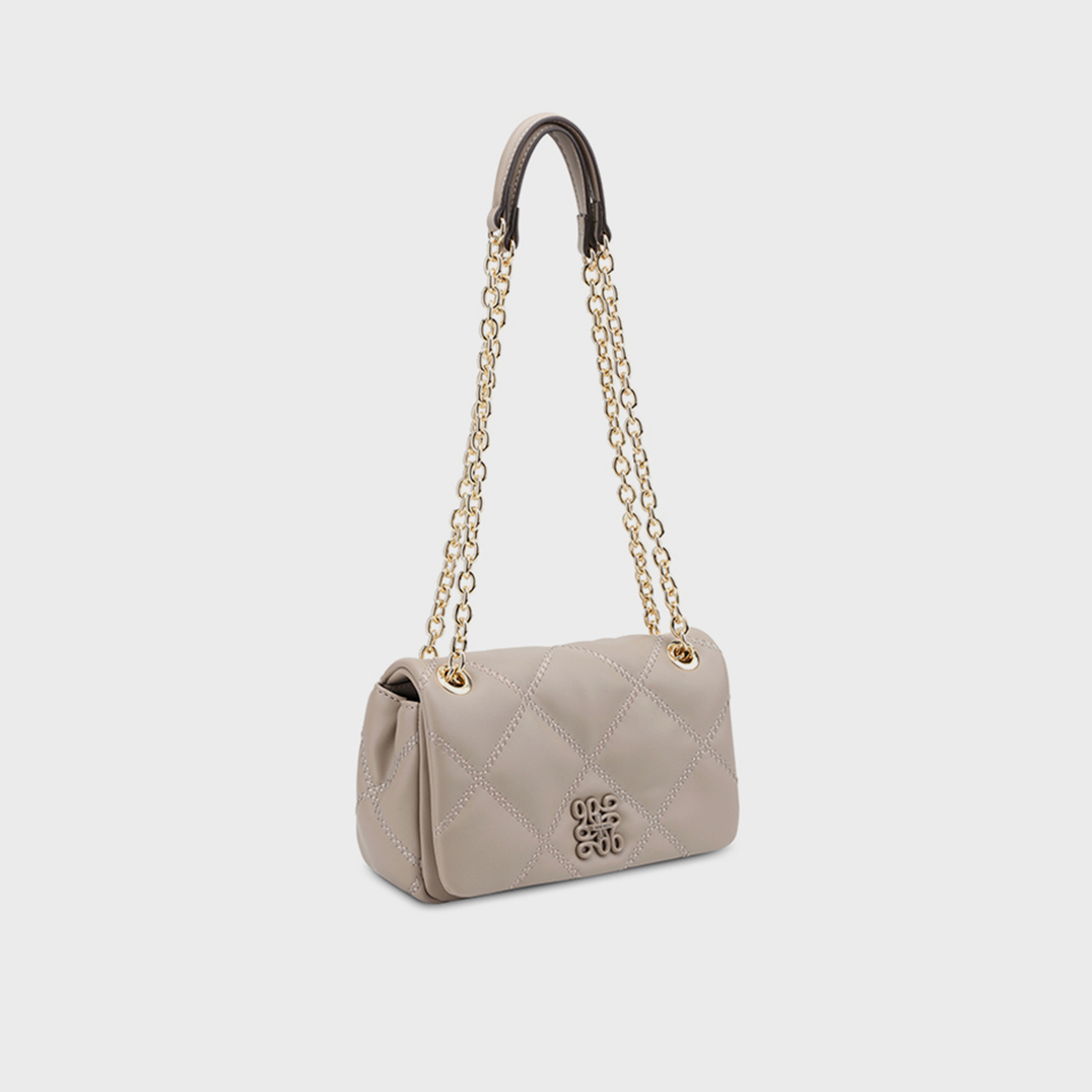 Nine West Quilted Top Handle Shoulder Bag with Magnetic Closure and Chain Strap-women-bagsandwallets-handbags-image-7