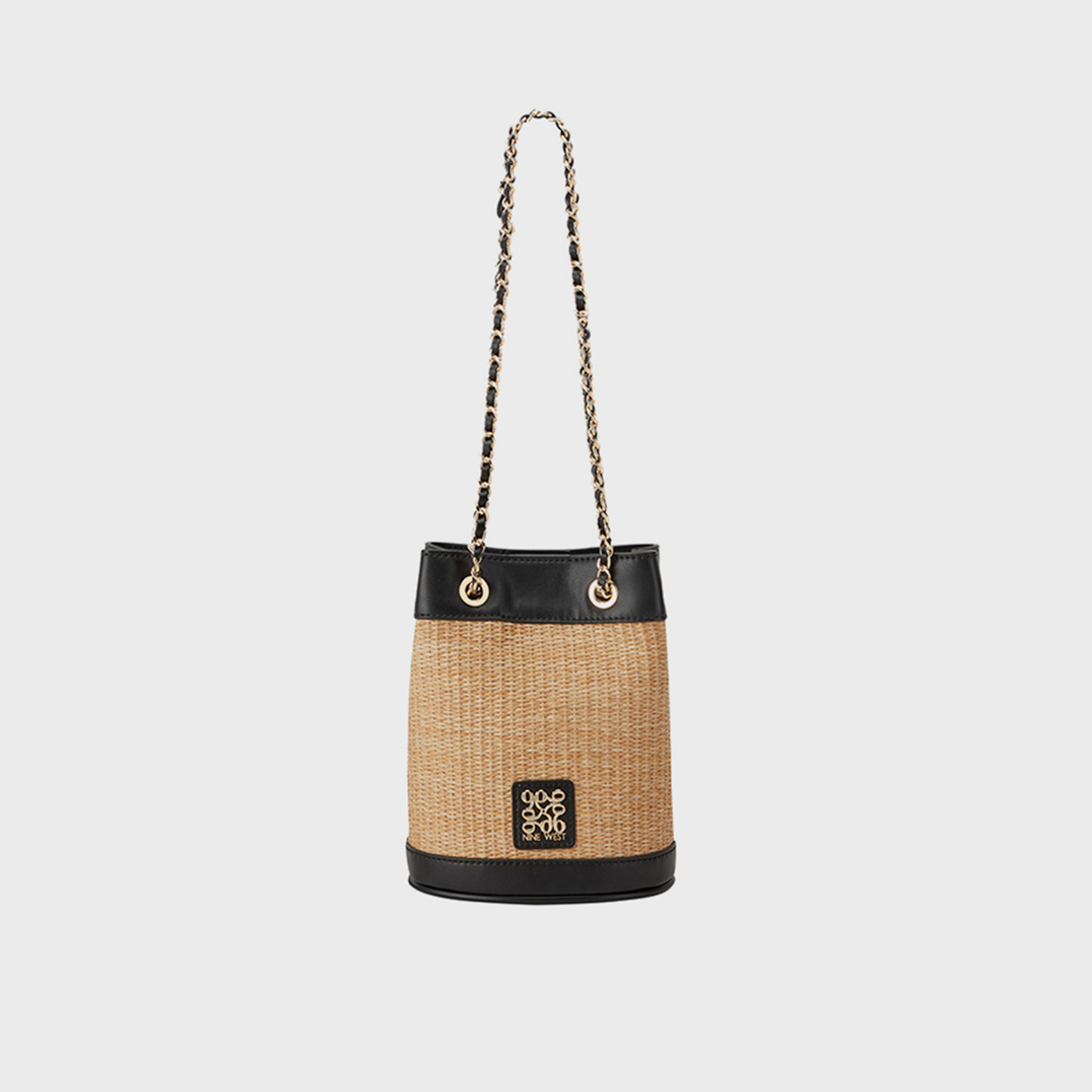 Nine West Textured Top Handle Shoulder Bag with Magnetic Closure and Chain Strap-women-bagsandwallets-handbags-image-1
