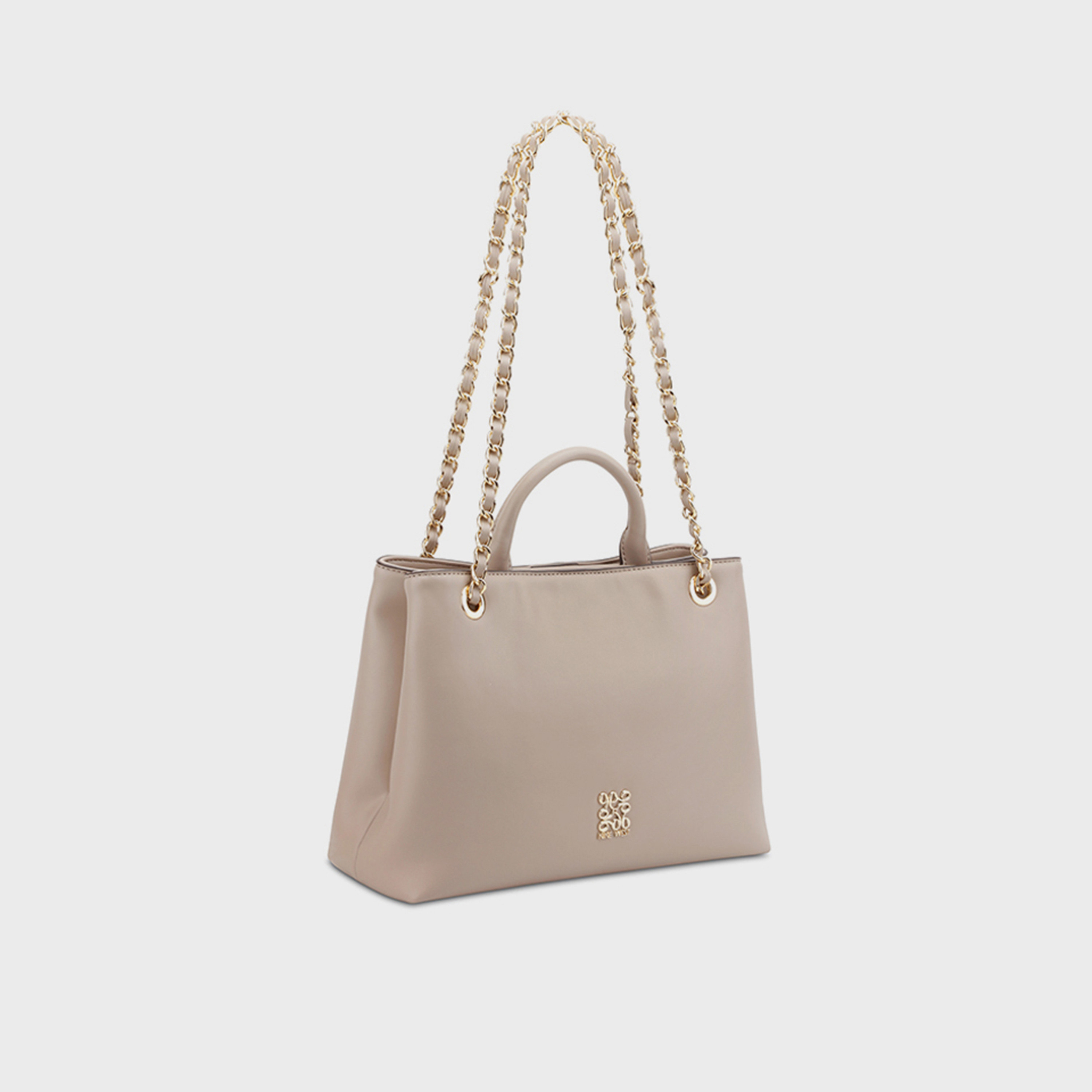 Nine West Double Handle Shoulder Bag with Magnetic Closure and Chain Strap-women-bagsandwallets-handbags-image-3