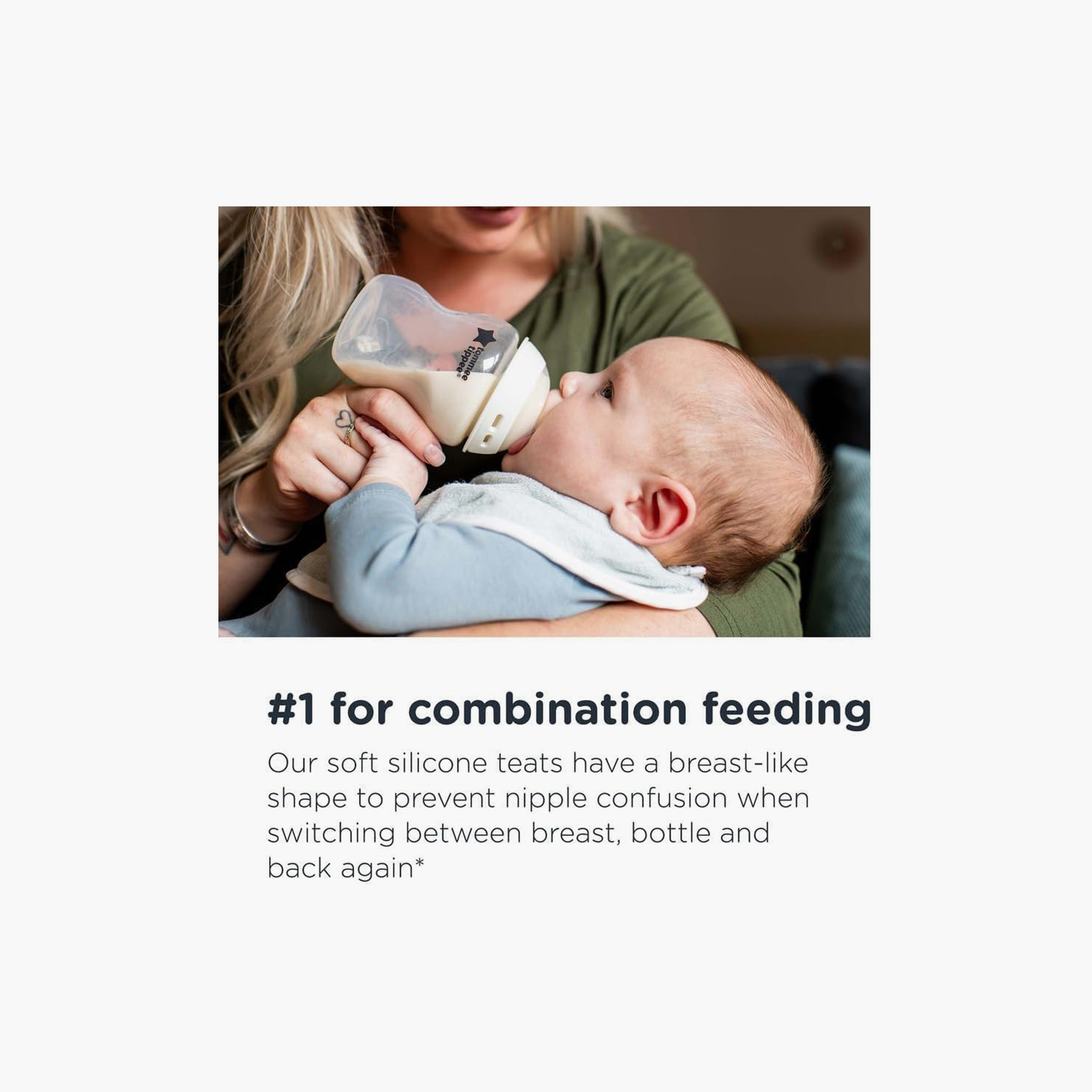 Tommee Tippee 6-Piece Slow-Flow Natural Start Anti-Colic Baby Bottles - 260ml-baby-feeding-feedingbottles-bottlesandteats-image-4