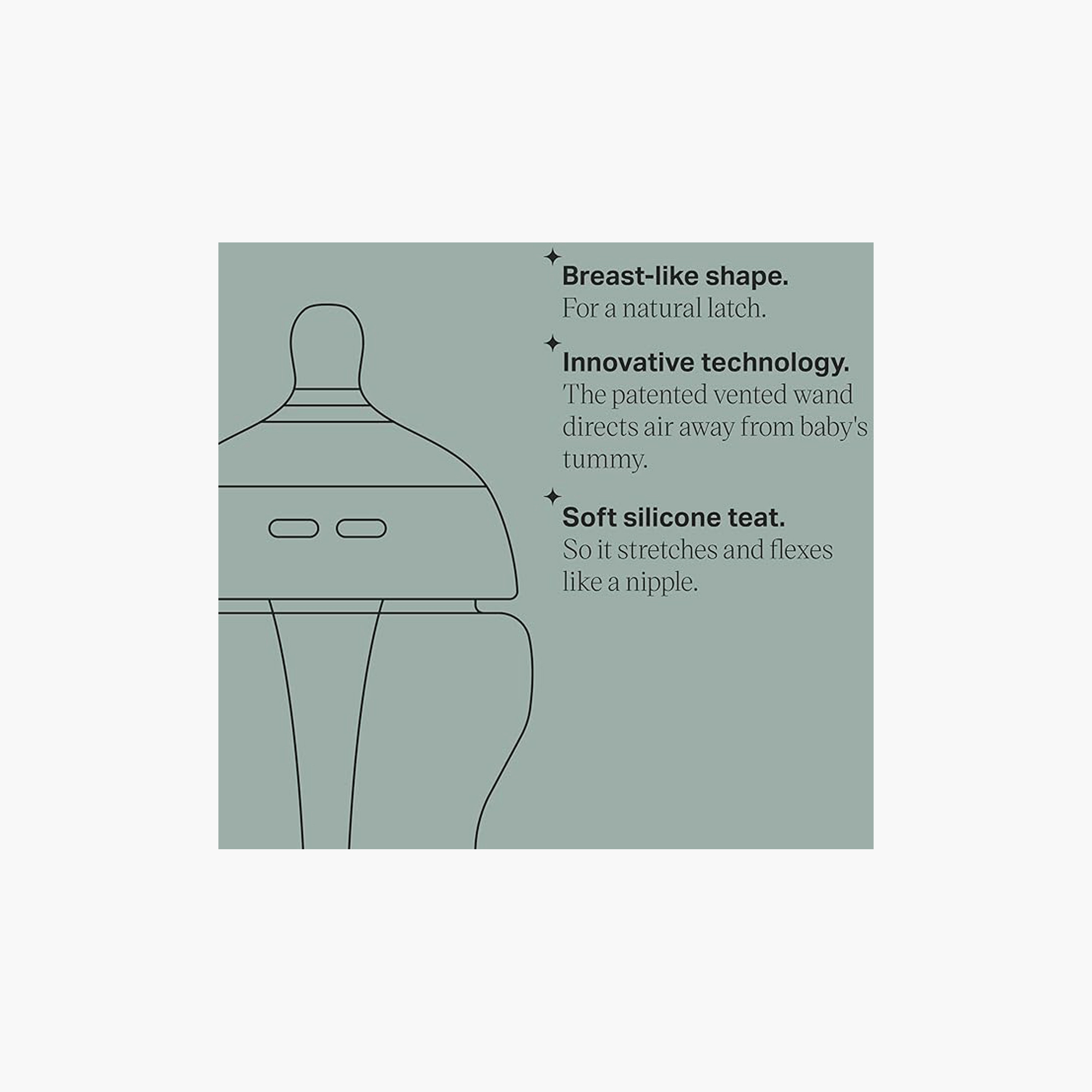 Tommee Tippee 3-Piece Slow Flow Advanced Anti-Colic Baby Bottle - 260ml-baby-feeding-feedingbottles-bottlesandteats-image-6