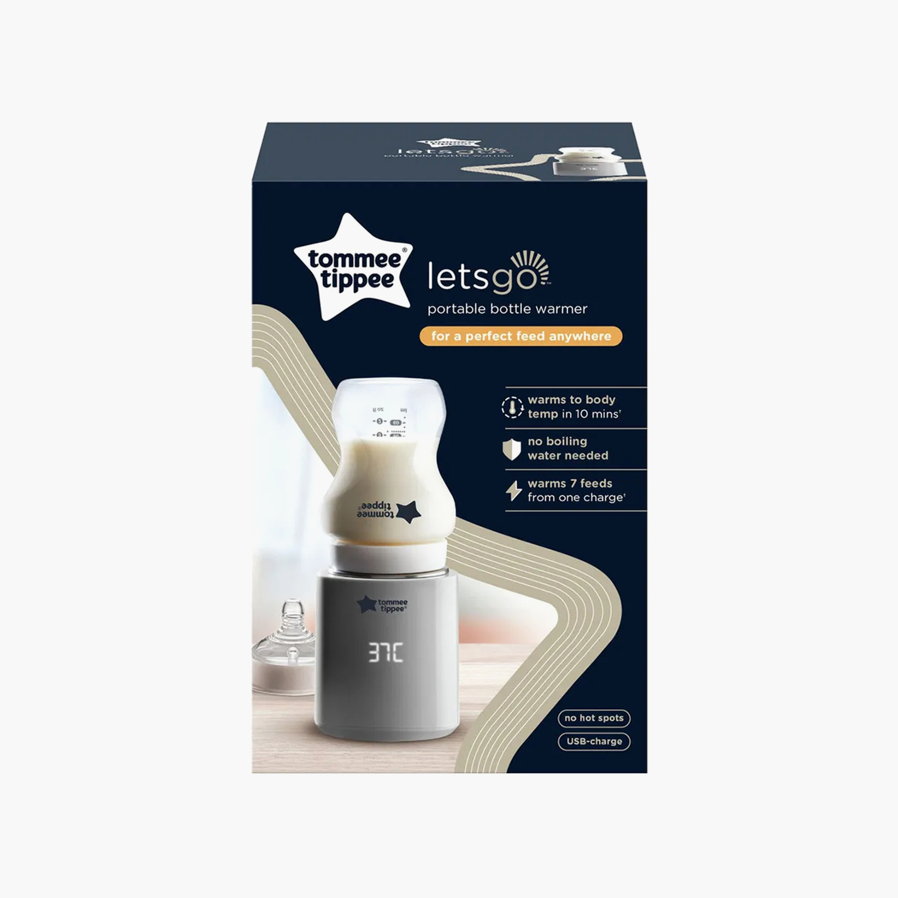 Tommee Tippee LetsGo USB Rechargeable Electric Portable Baby Bottle Warmer with Lid-baby-feeding-sterilizersandwarmers-image-4